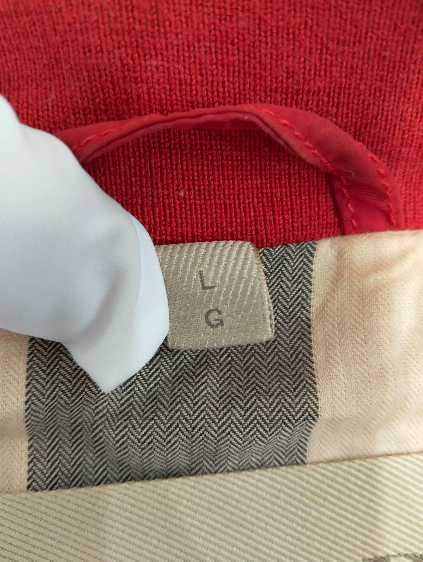 Burberry BURBERRY Red Jacket Size L Size US L / EU 52-54 / 3 - 5 Thumbnail