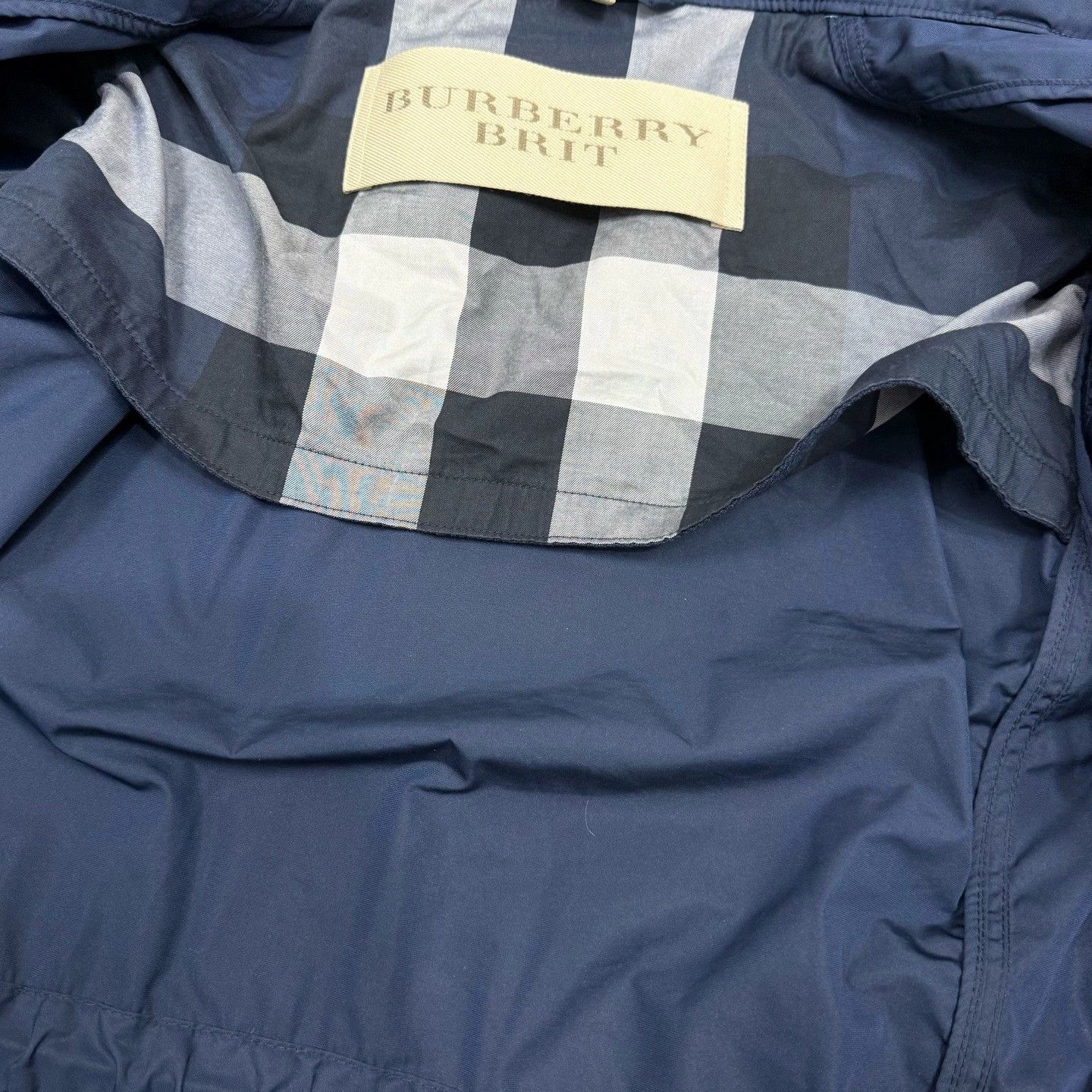 Burberry Burberry Navy Check Lining Jacket Size US S / EU 44-46 / 1 - 3 Thumbnail