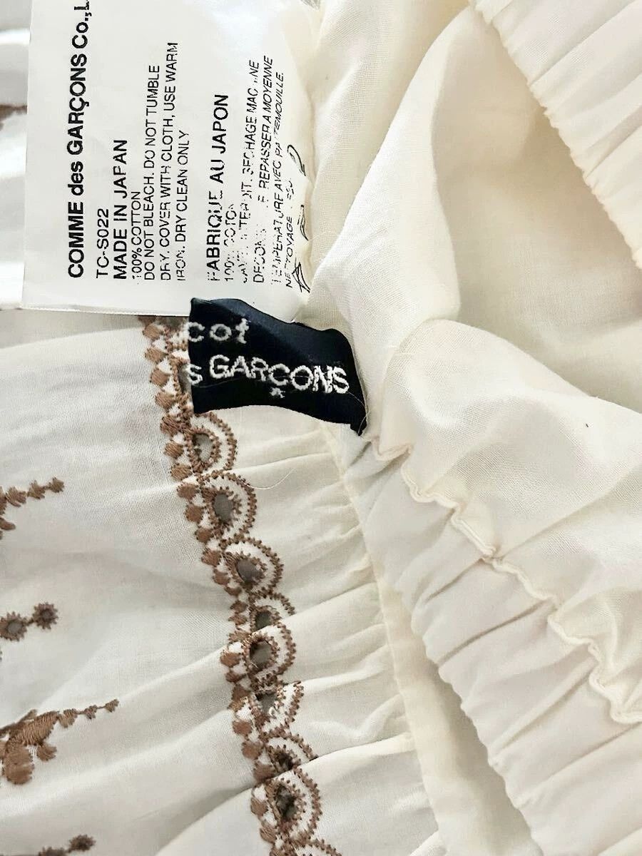 Comme des Garcons COMME des GARCONS Embroidered Skirt Size US 26 / EU 42 - 7 Thumbnail