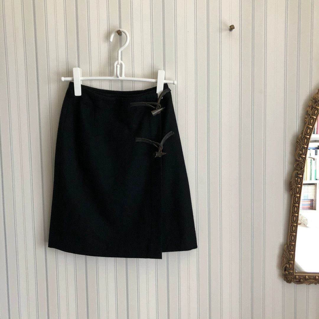 Comme des Garcons Comme des Garcons Leather Wrap Skirt Size US 28 / EU 44 - 3 Thumbnail