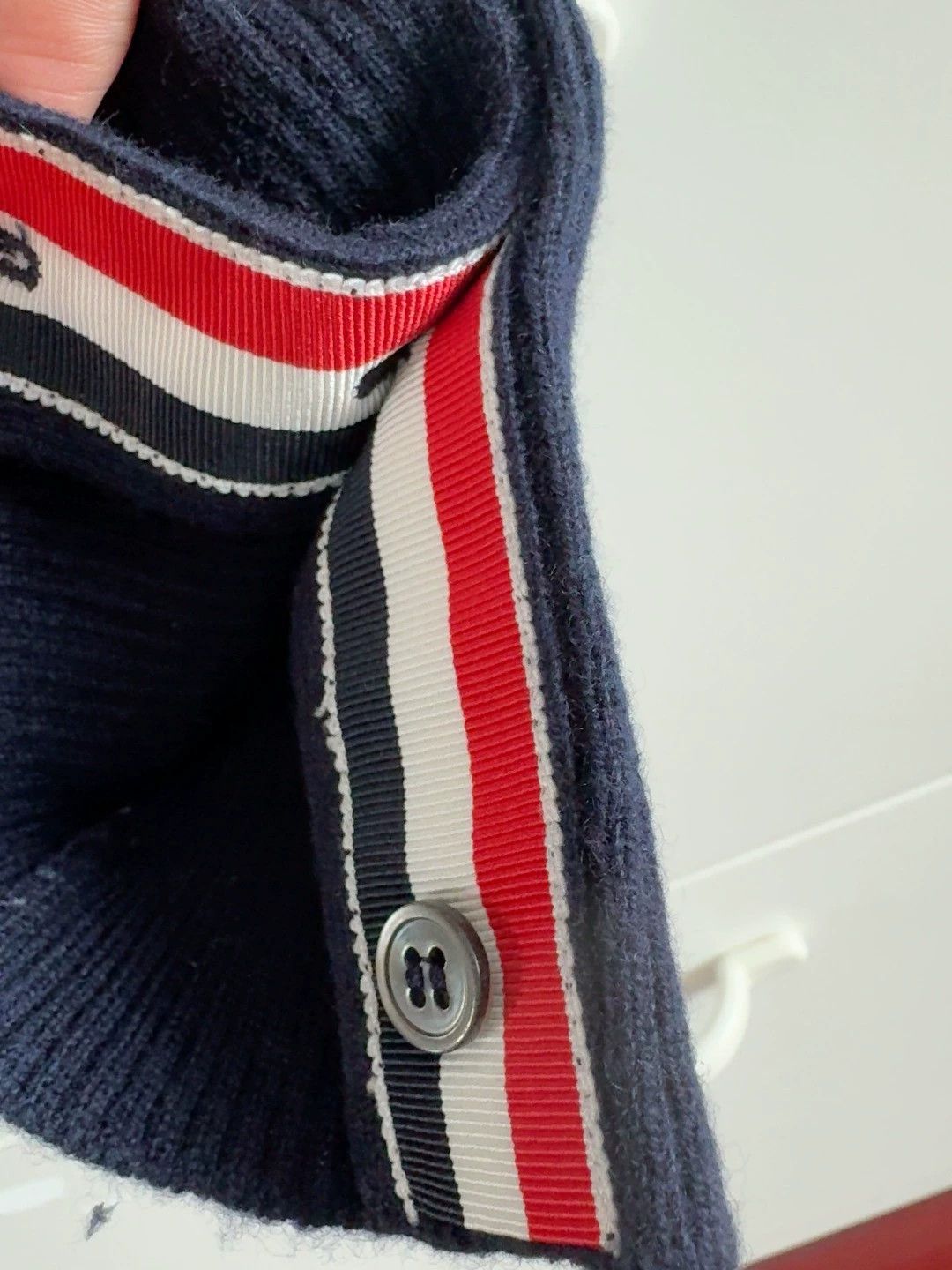 Thom Browne Thom Browne Navy Cashmere Turtleneck Sweater Size US S / EU 44-46 / 1 - 7 Thumbnail