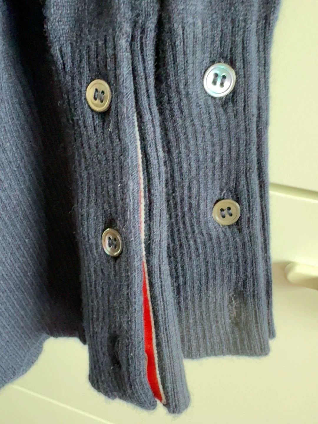 Thom Browne Thom Browne Navy Cashmere Turtleneck Sweater Size US S / EU 44-46 / 1 - 5 Thumbnail