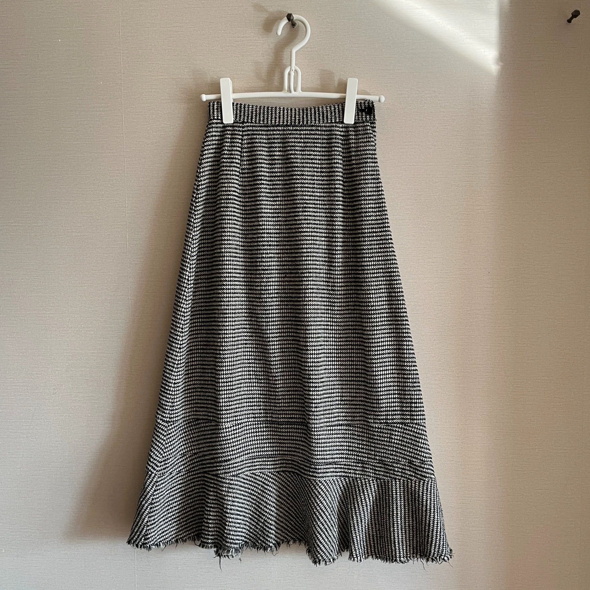 Comme des Garcons Comme des Garcons Houndstooth Wool Skirt Size US 28 / EU 44 - 7 Thumbnail