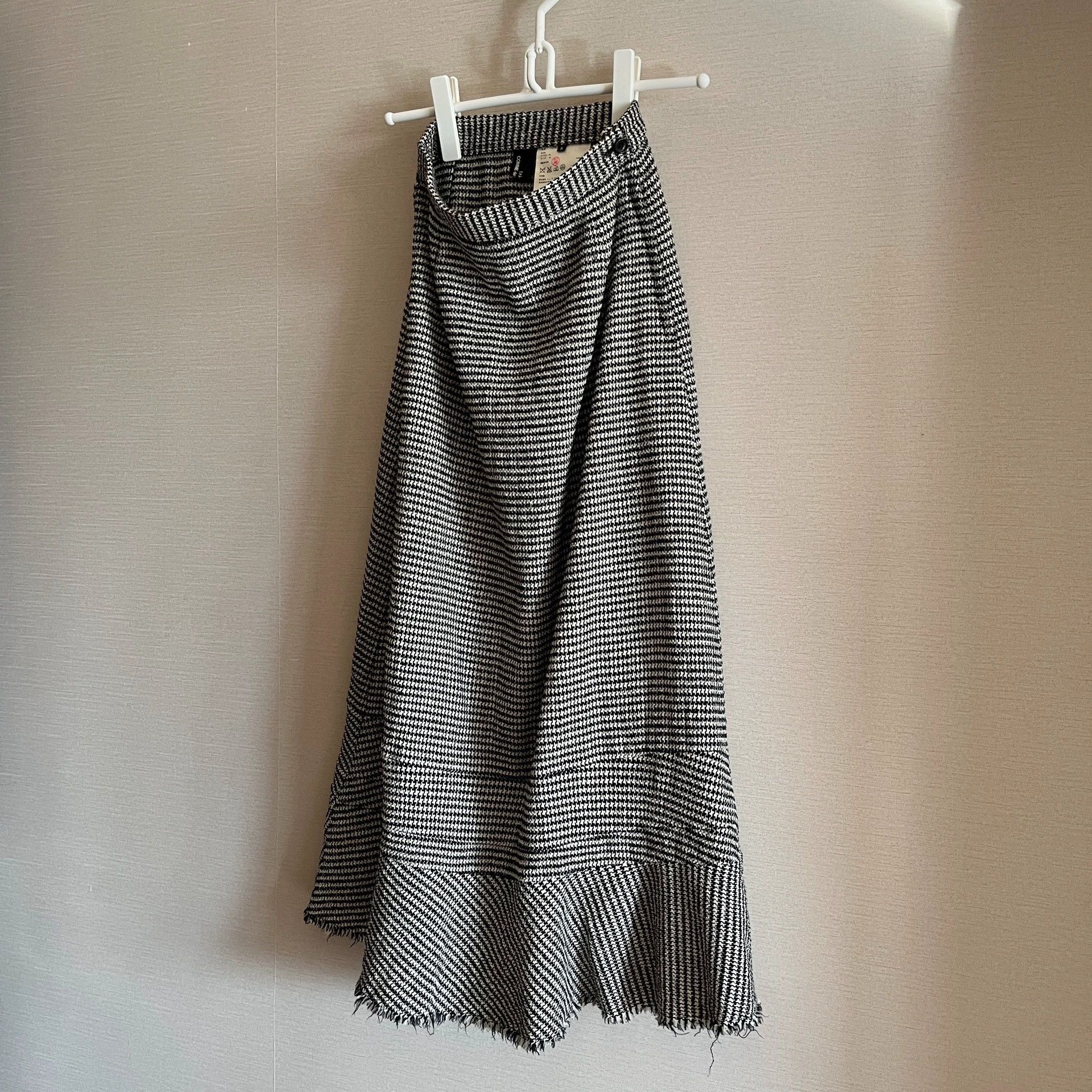 Comme des Garcons Comme des Garcons Houndstooth Wool Skirt Size US 28 / EU 44 - 2 Thumbnail
