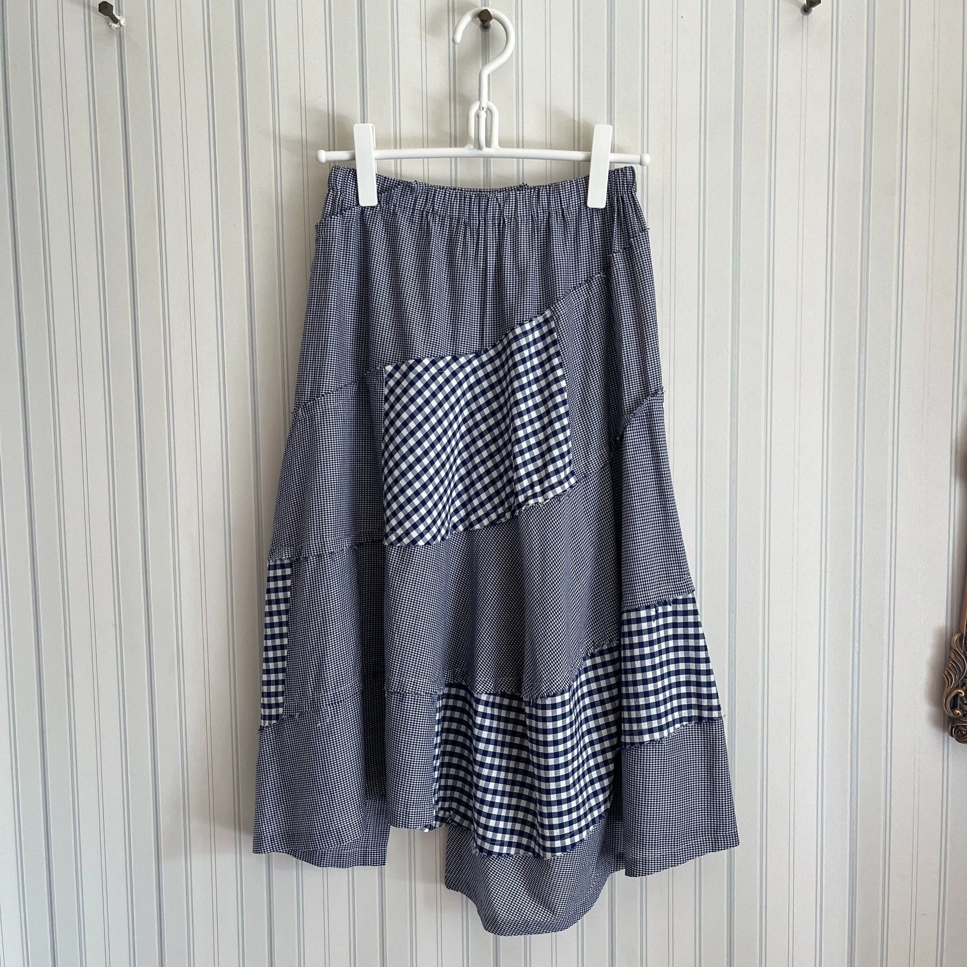 Comme des Garcons Comme des Garcons Patchwork Midi Skirt Size US 26 / EU 42 - 3 Thumbnail