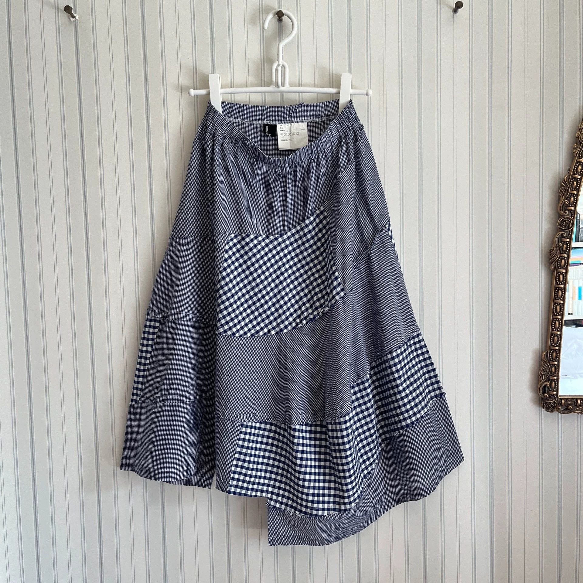 Comme des Garcons Comme des Garcons Patchwork Midi Skirt Size US 26 / EU 42 - 2 Thumbnail