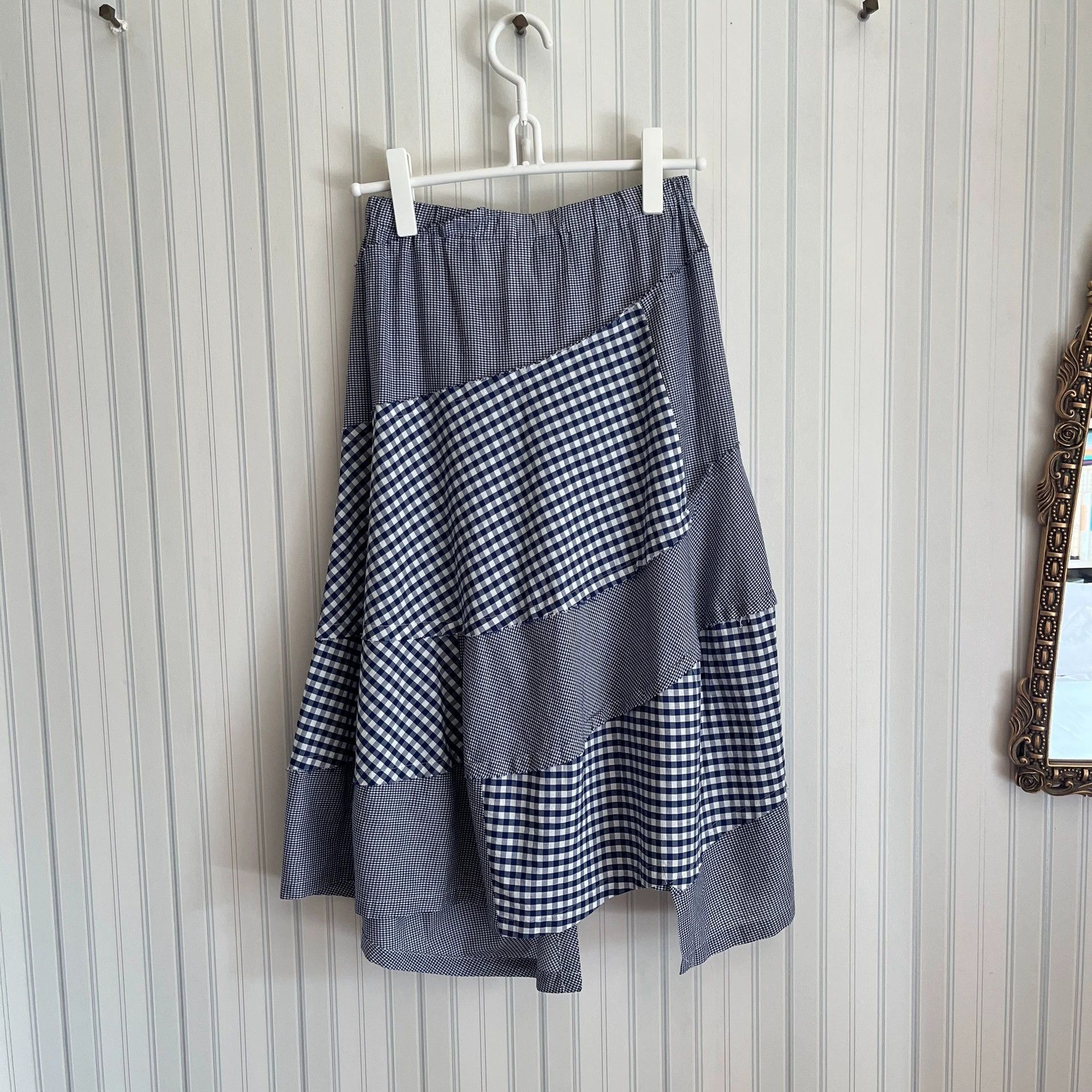 Comme des Garcons Comme des Garcons Patchwork Midi Skirt Size US 26 / EU 42 - 4 Thumbnail