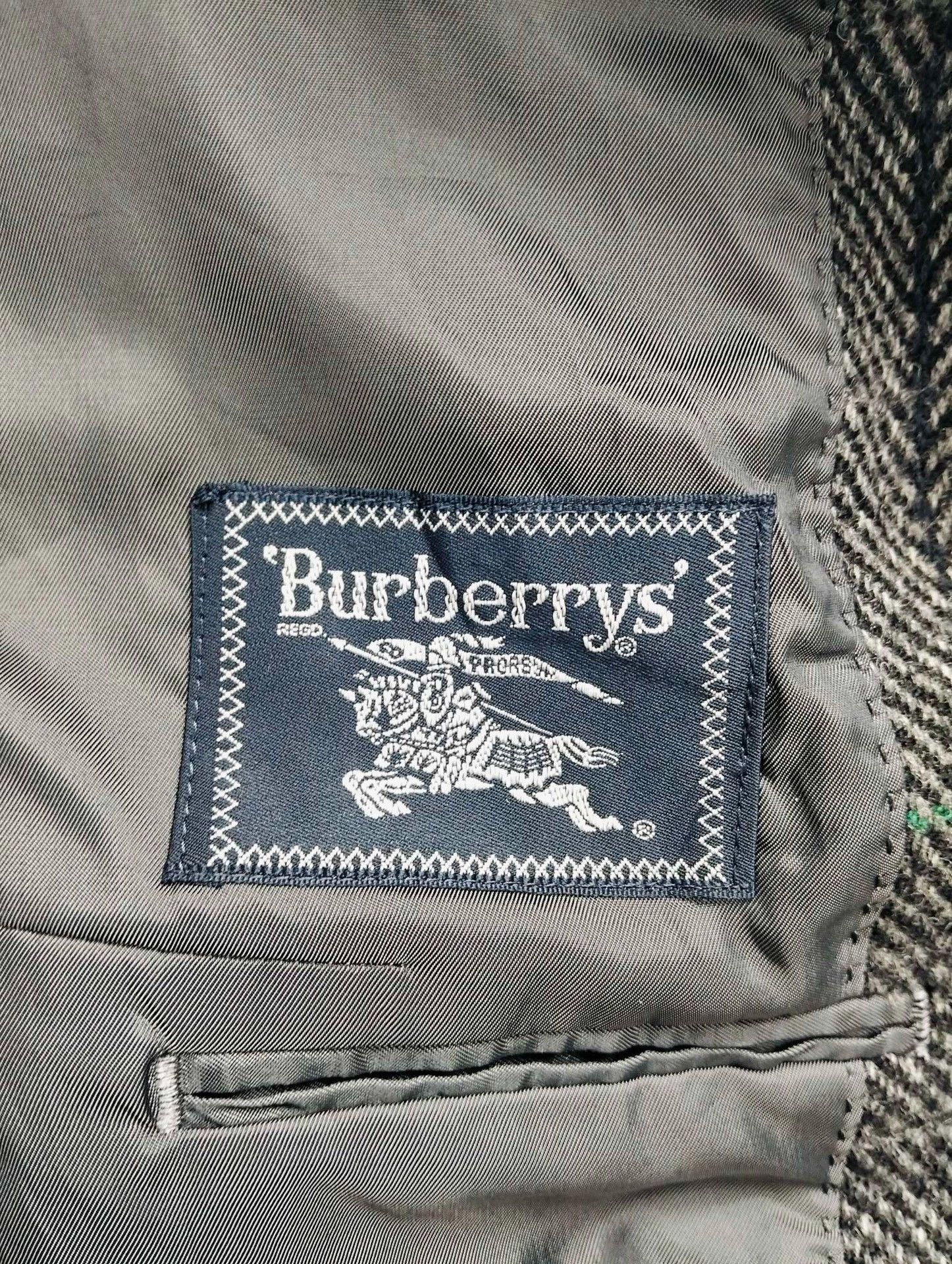 Burberry BURBERRY Checked Blazer Jacket L Size US L / EU 52-54 / 3 - 4 Thumbnail