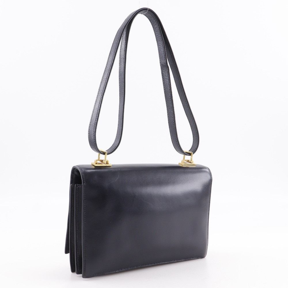 Hermes Hermes Hermes Box Calf Leather 2way Shoulder Bag Leather Shoulder Bag DUTY FREE for USA Size ONE SIZE - 3 Thumbnail