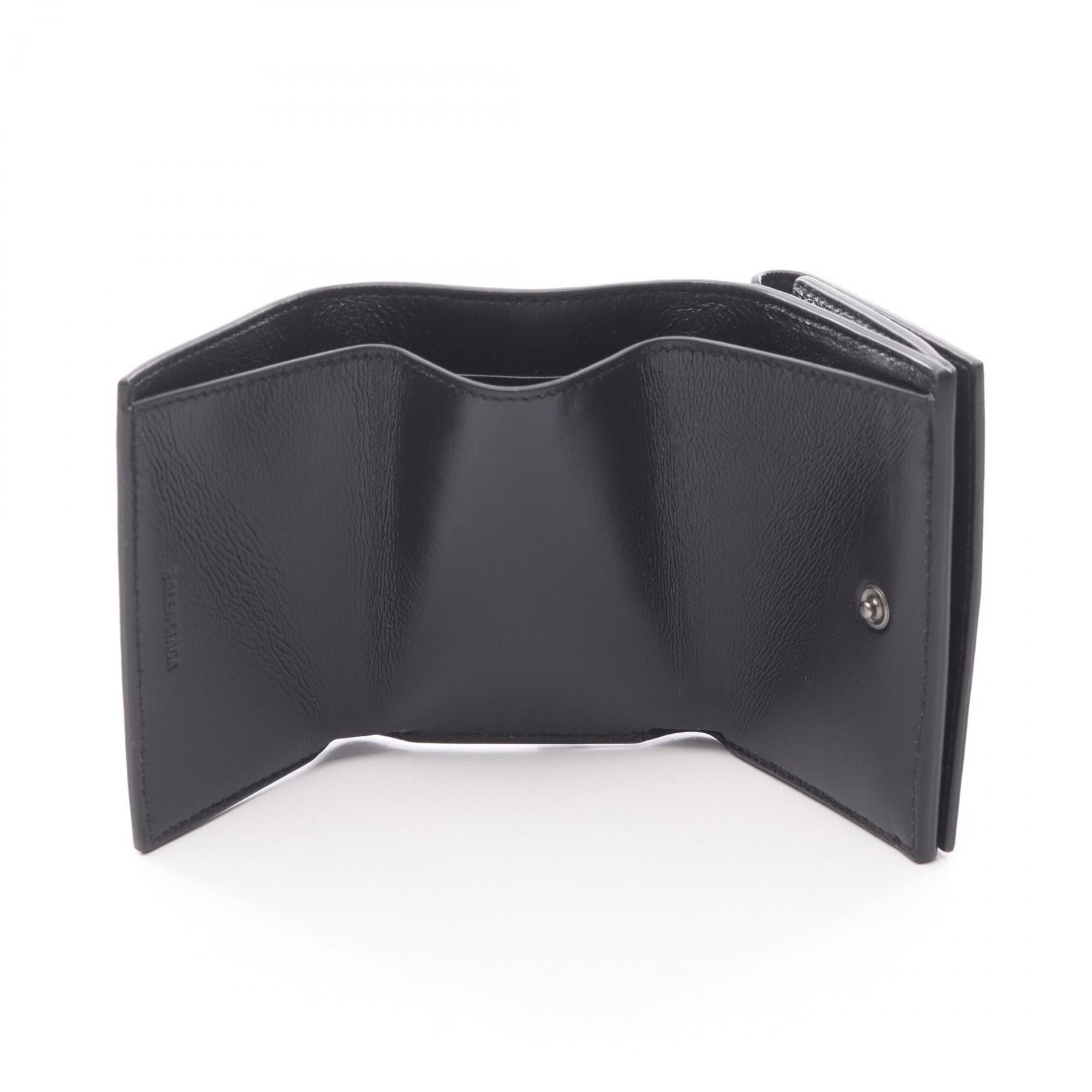 Balenciaga Balenciaga Balenciaga Classic Mini Wallet Leather Wallet Leather Short Wallet 64010715Y071000 DUTY FREE for USA Size ONE SIZE - 3 Thumbnail