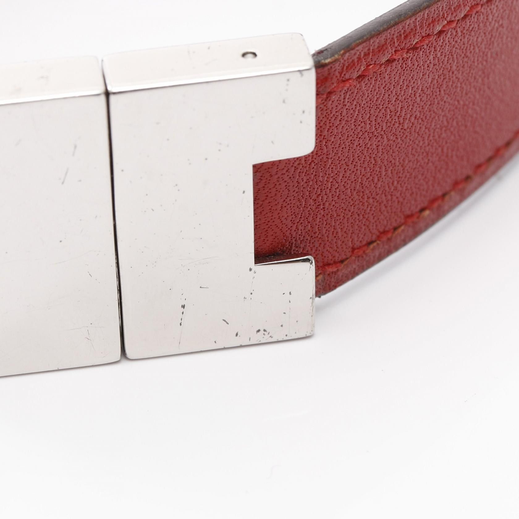 Hermes Hermes Hermes Loulou Stainless Steel Leather Bracelet Metal Bracelet DUTY FREE for USA Size ONE SIZE - 7 Thumbnail