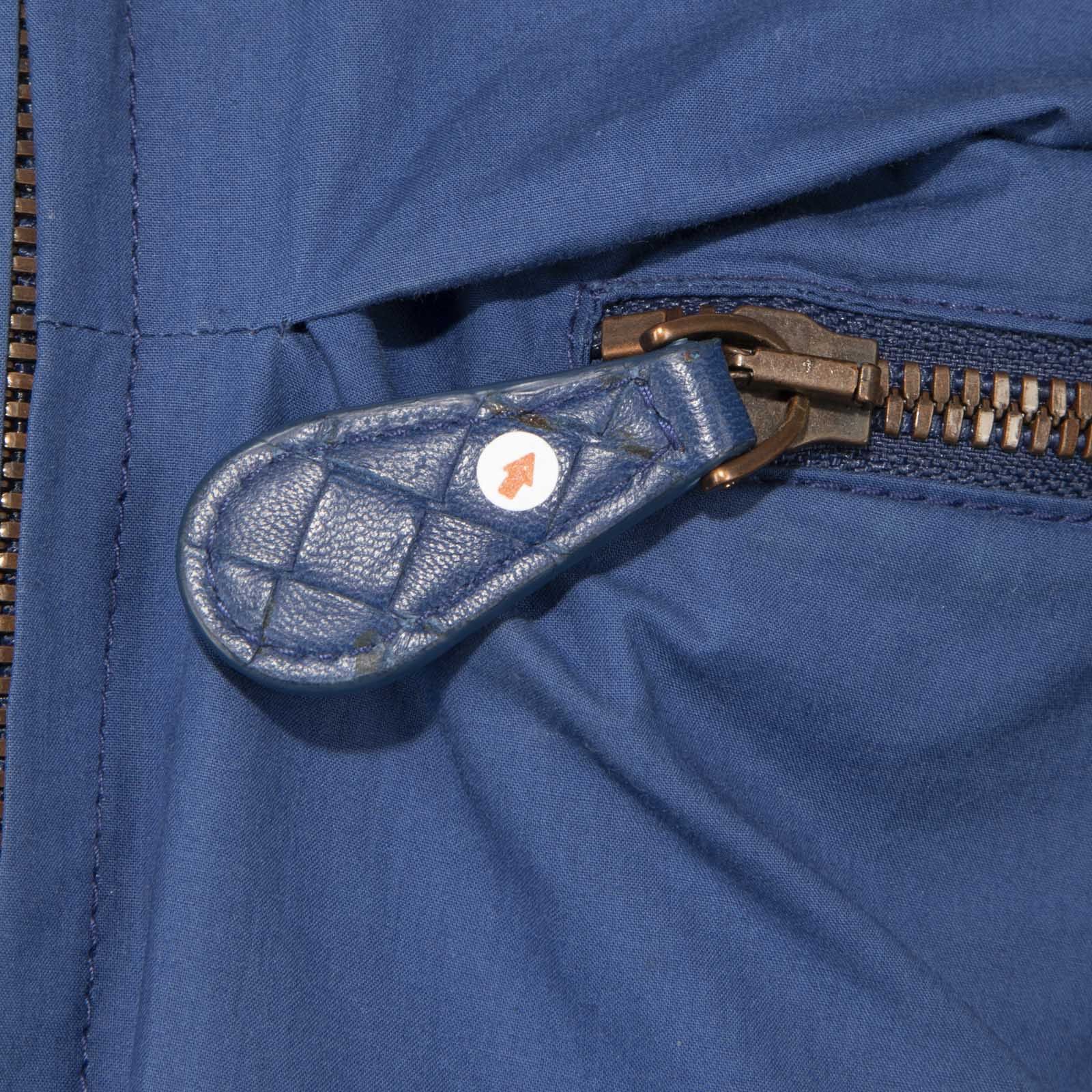 Bottega Veneta Blue Intrecciato Zip Jacket Size XXL / US 16-18 / IT 52-54 - 6 Thumbnail