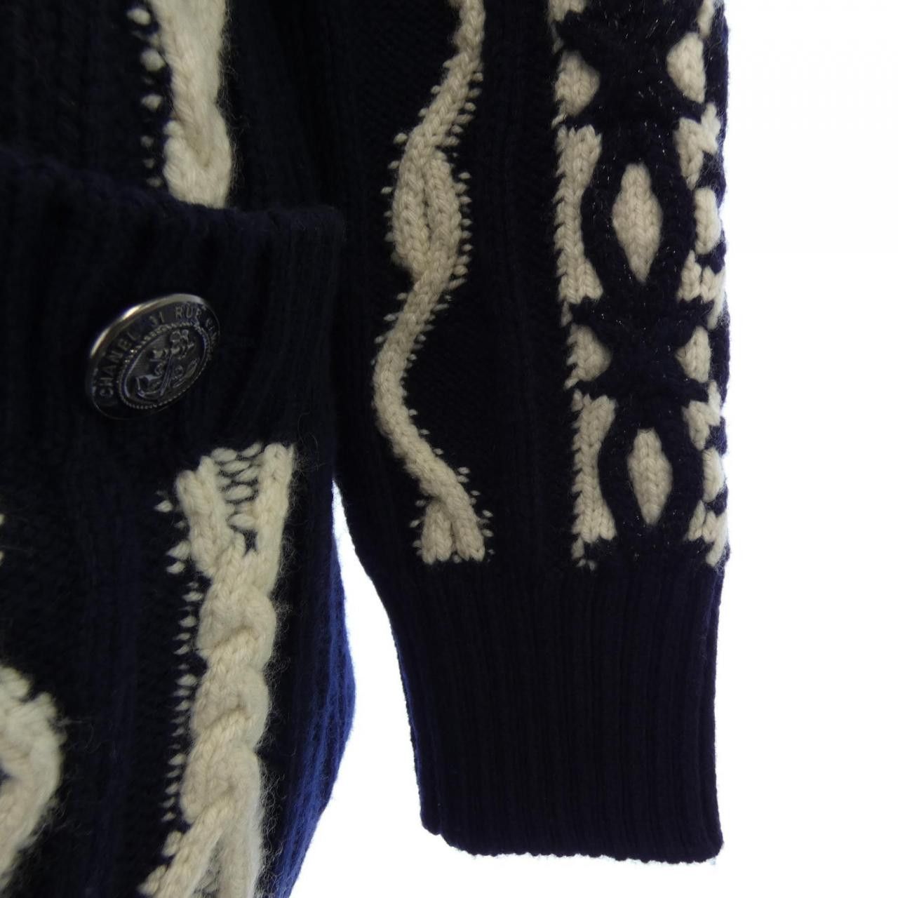 Chanel Chanel Chanel P59195K07759 Cashmere Cardigan Others Tops P59195K07759 DUTY FREE for USA Size ONE SIZE - 7 Thumbnail