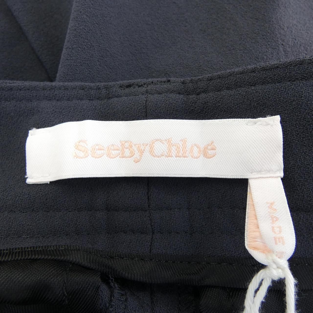 Chloe Chloe See by Chloe CHS20WPA01012 Pants Others Pants CHS20WPA01012 DUTY FREE for USA Size ONE SIZE - 4 Thumbnail