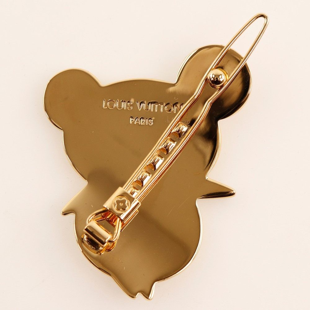 Louis Vuitton Louis Vuitton Louis Vuitton Flower Hatman/Panda/Onion Head Barrette Metal Other M92595 DUTY FREE for USA Size ONE SIZE - 5 Thumbnail