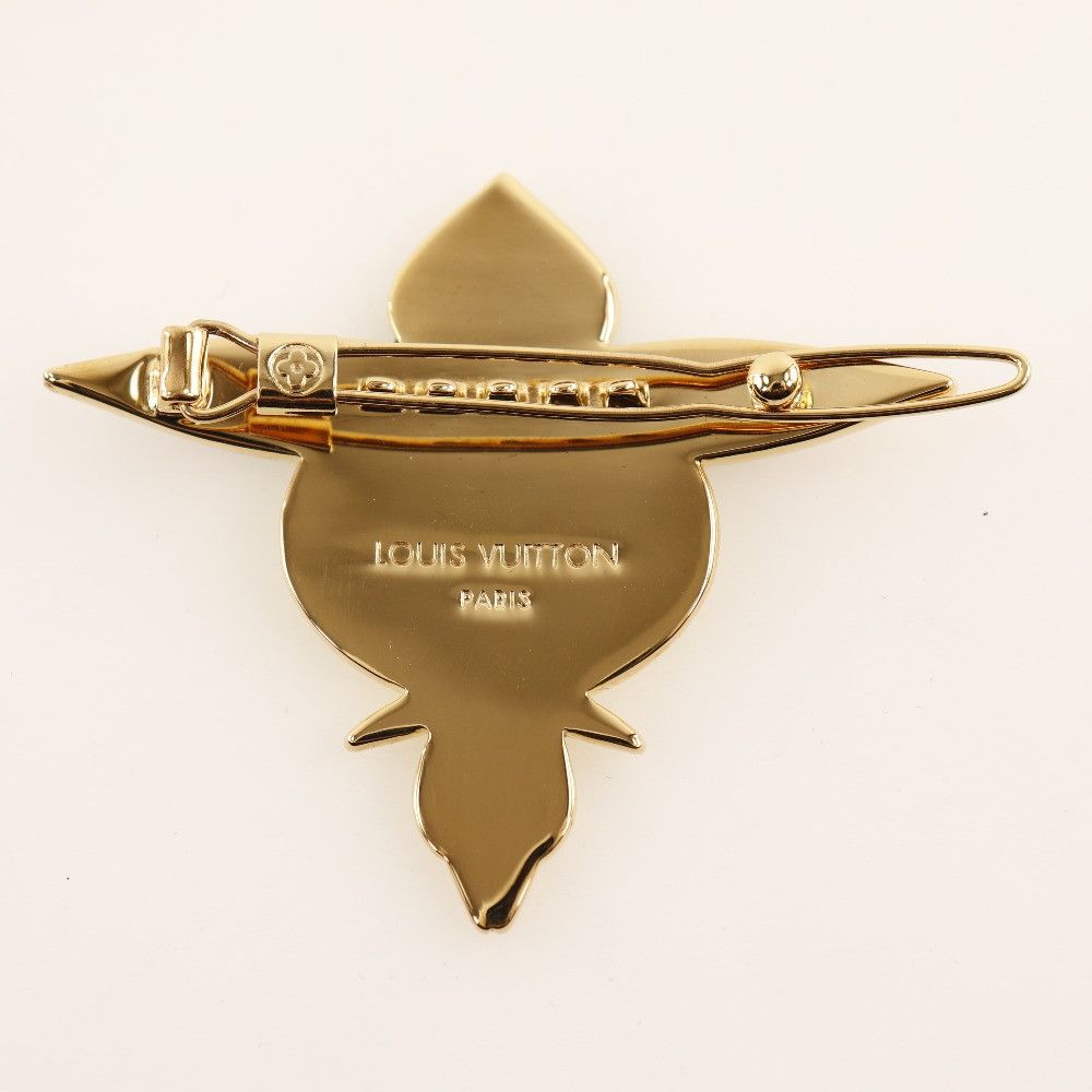 Louis Vuitton Louis Vuitton Louis Vuitton Flower Hatman/Panda/Onion Head Barrette Metal Other M92595 DUTY FREE for USA Size ONE SIZE - 3 Thumbnail