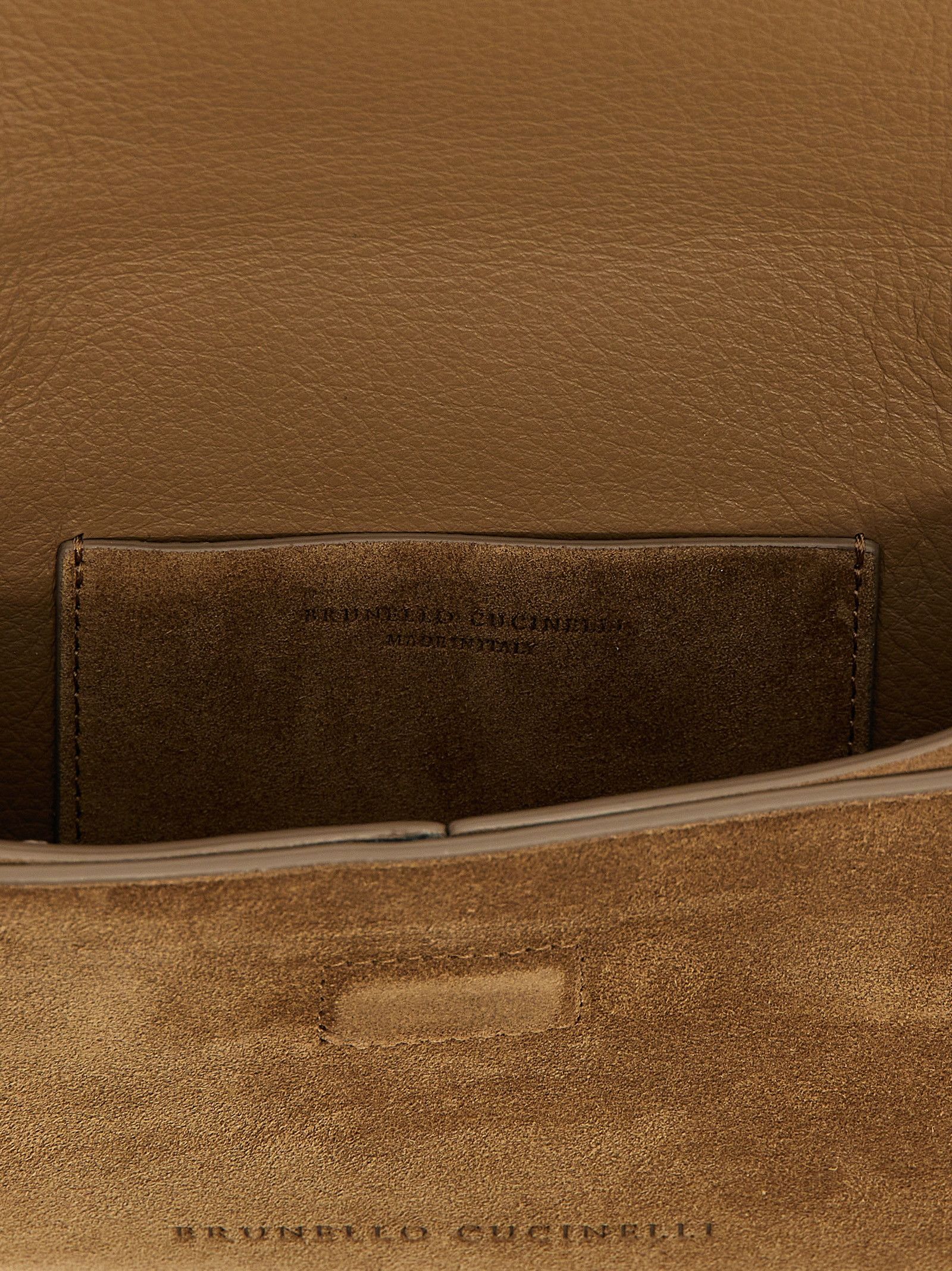 Brunello Cucinelli Monile Suede Clutch Bag Size ONE SIZE - 4 Thumbnail