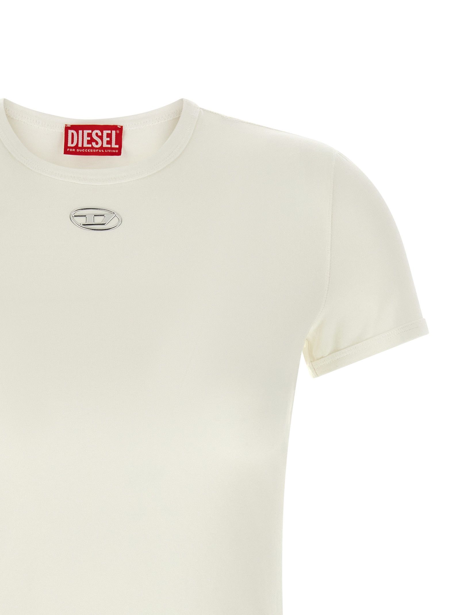 Diesel 'Uncutieslong-Od' T-Shirt Size XS / US 0-2 / IT 36-38 - 3 Thumbnail