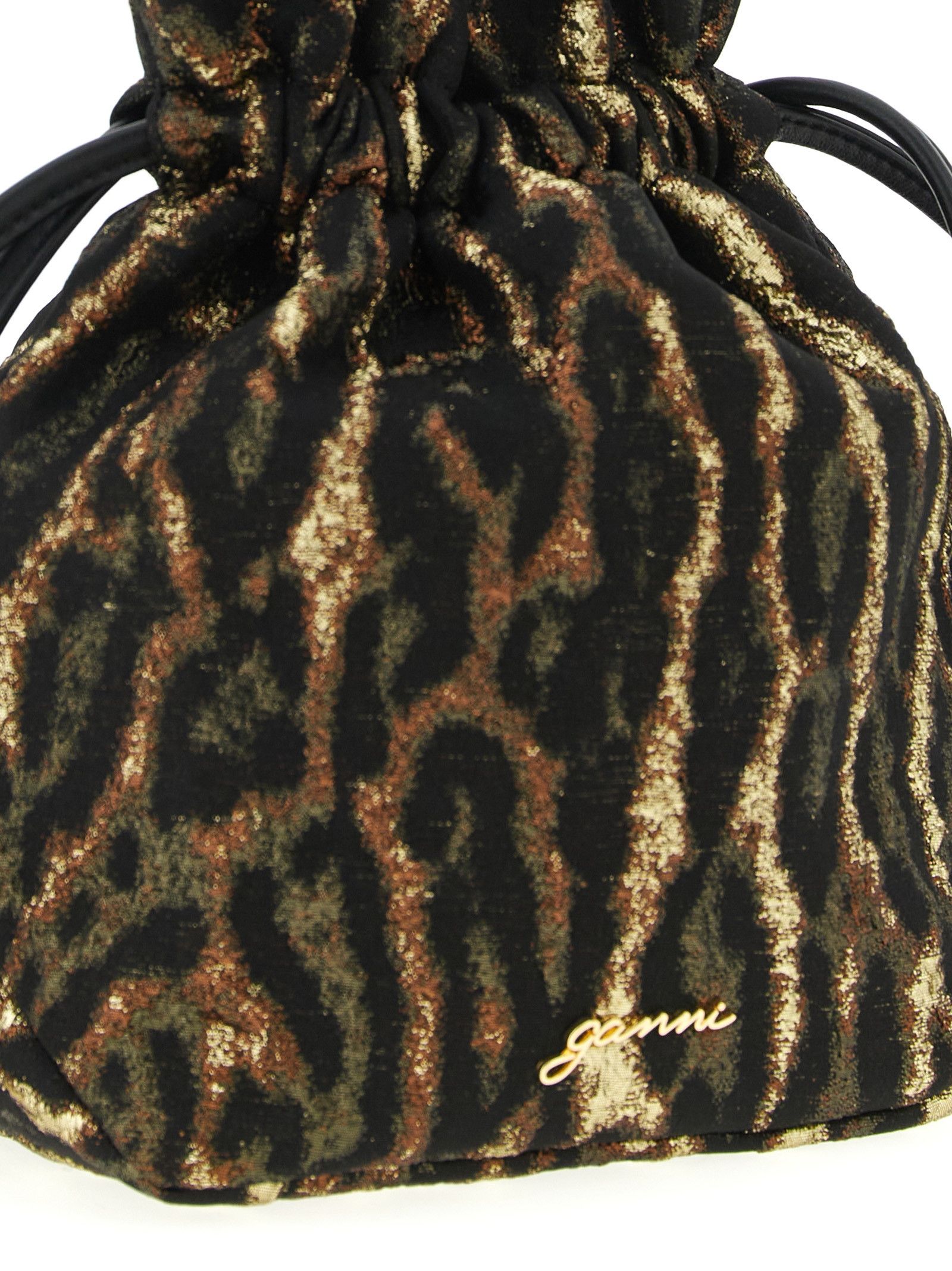 Ganni 'Metallic Bou Bucket' Pouch Size ONE SIZE - 3 Thumbnail