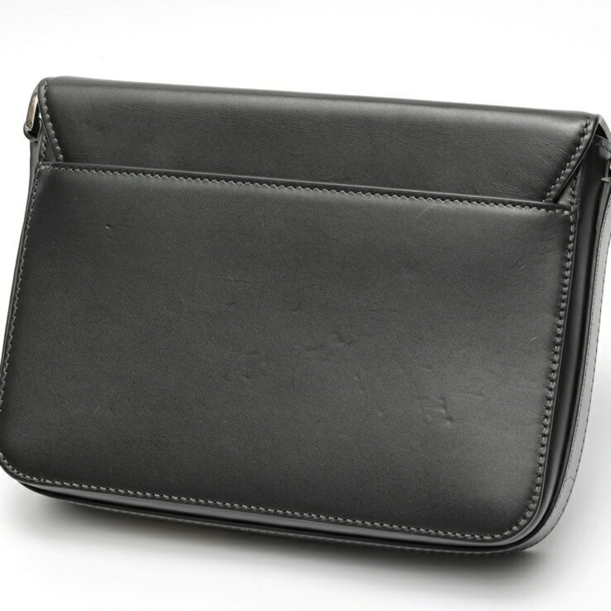 Dior Christian Dior Dior DIOR Rock Shoulder Bag Pouch Smooth Leather Black S-159383 Size ONE SIZE - 3 Thumbnail