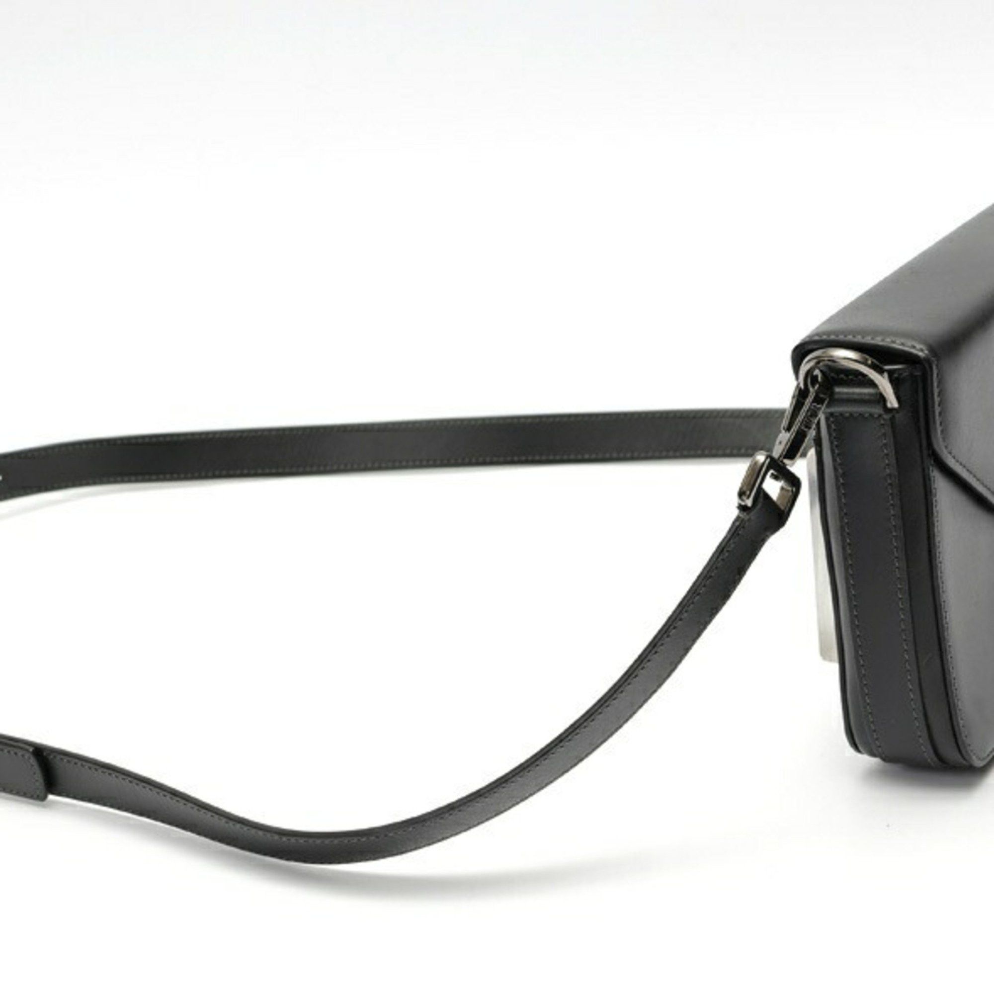 Dior Christian Dior Dior DIOR Rock Shoulder Bag Pouch Smooth Leather Black S-159383 Size ONE SIZE - 2 Thumbnail