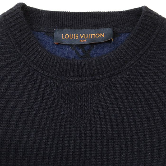 Louis Vuitton Louis Vuitton Louis Vuitton Monogram Cashmere Blend Sweater Others Tops DUTY FREE for USA Size ONE SIZE - 4 Thumbnail