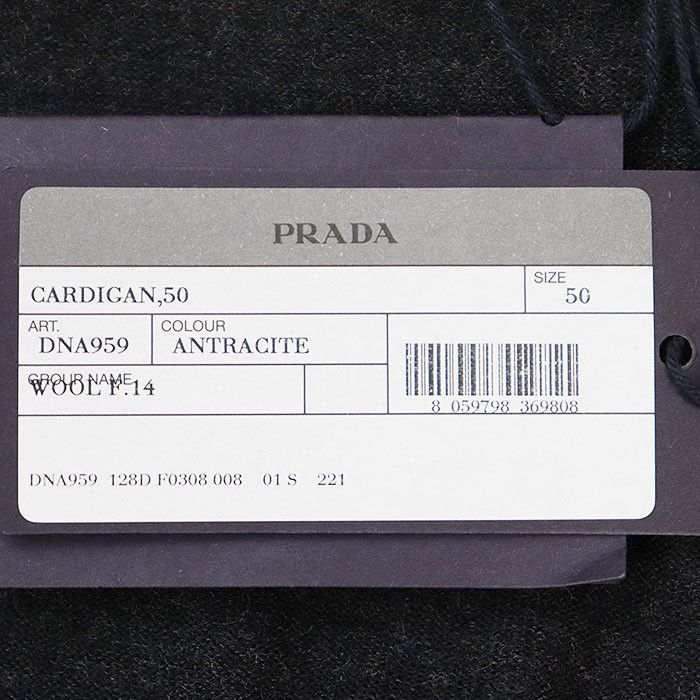 Prada Prada Prada 100% Virgin Wool Knit Cardigan Others Tops DNA959 DUTY FREE for USA Size ONE SIZE - 10 Thumbnail