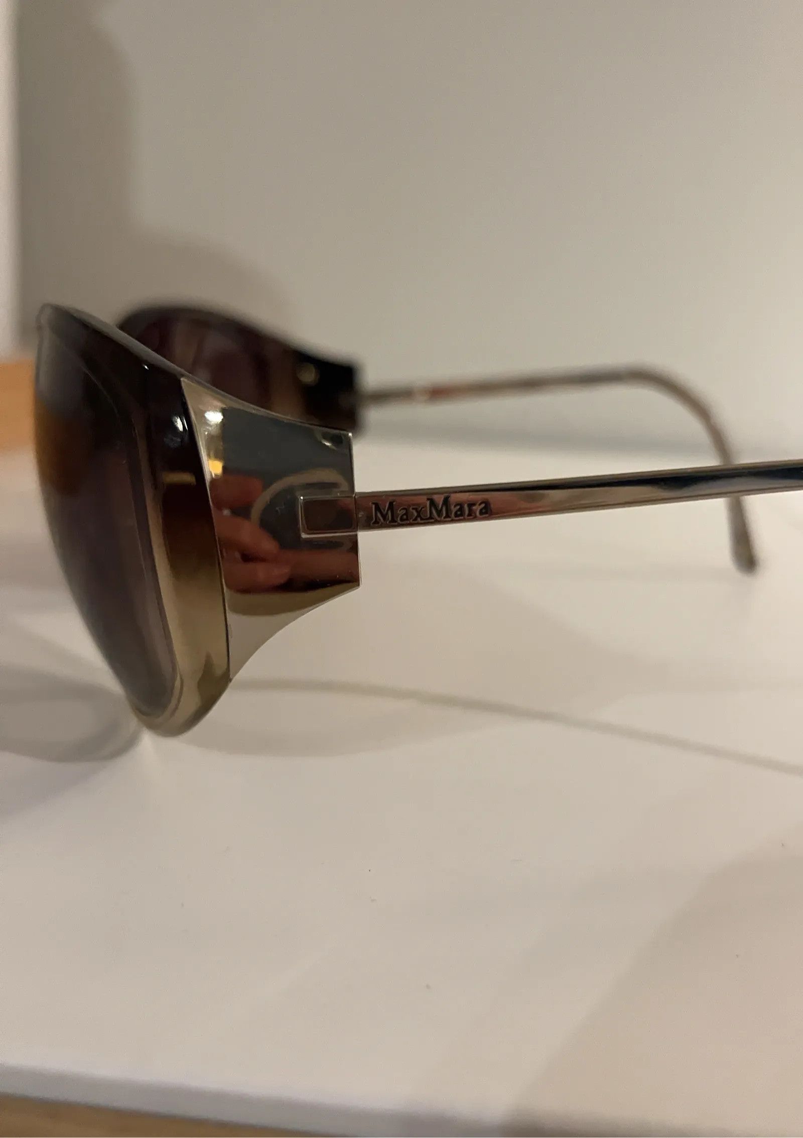 Max Mara Max Mara 120 MM 1018/s ornyy Sunglasses Size ONE SIZE - 2 Thumbnail
