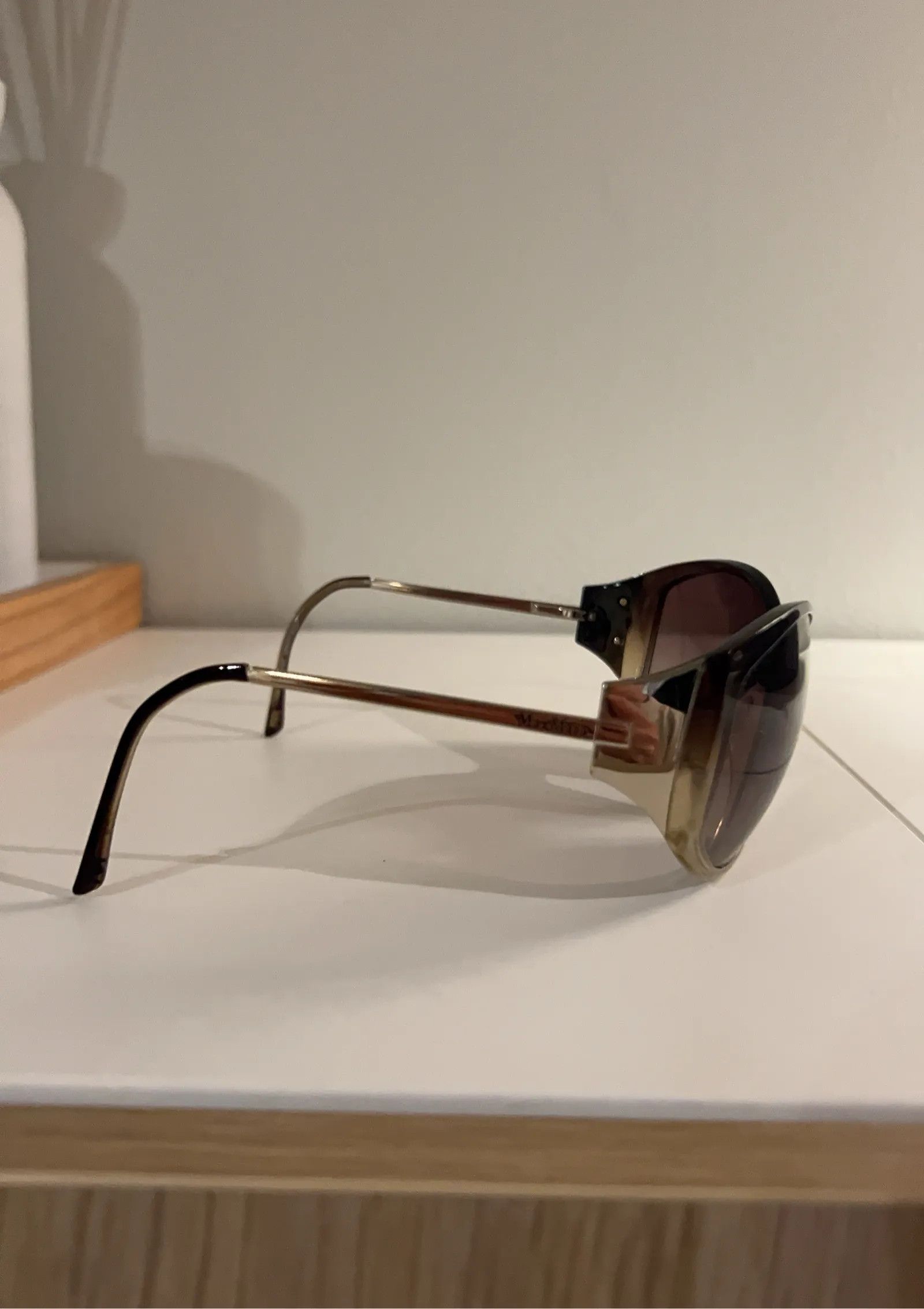 Max Mara Max Mara 120 MM 1018/s ornyy Sunglasses Size ONE SIZE - 4 Thumbnail