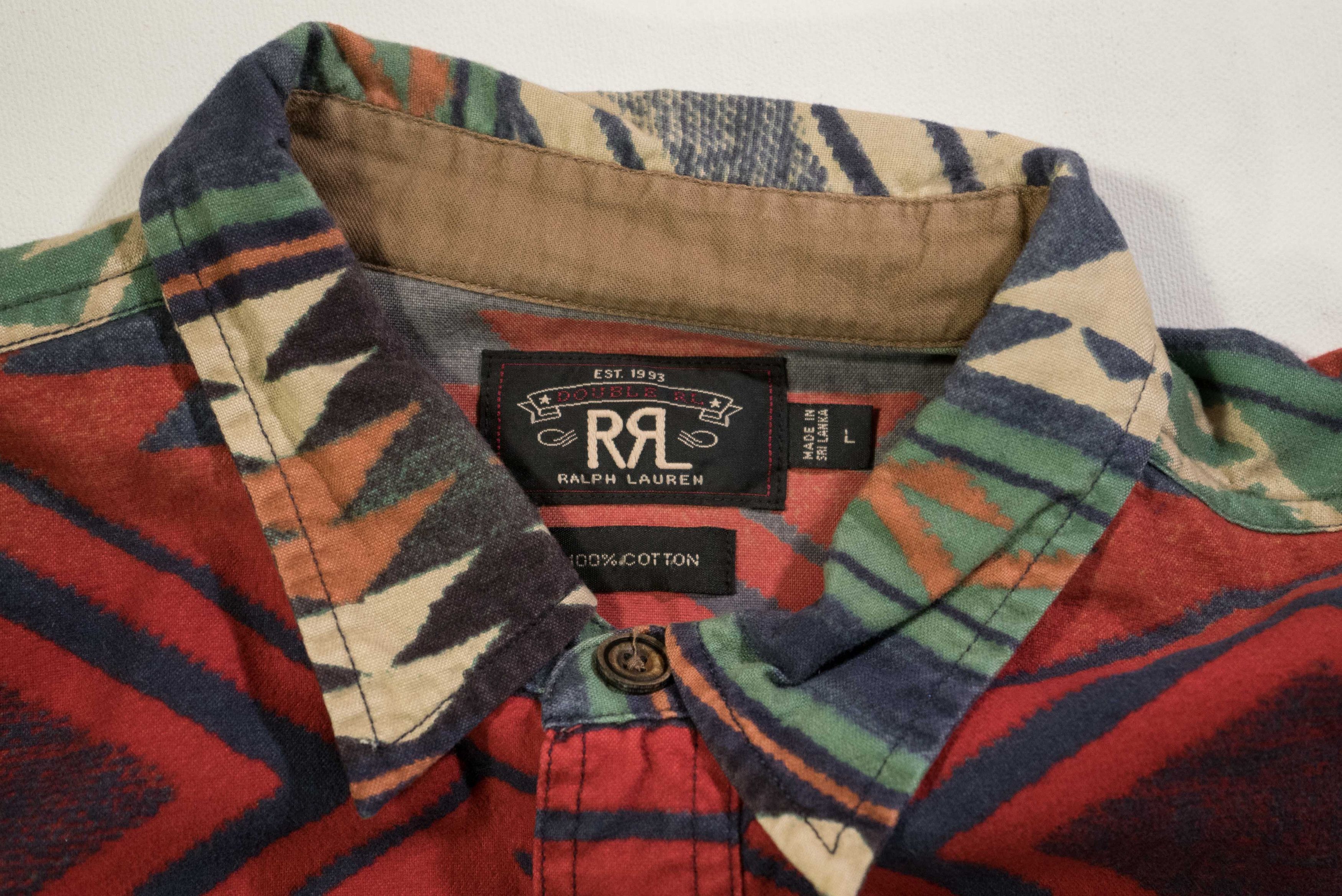 RRL Ralph Lauren Navajo Button Up Size US L / EU 52-54 / 3 - 3 Thumbnail