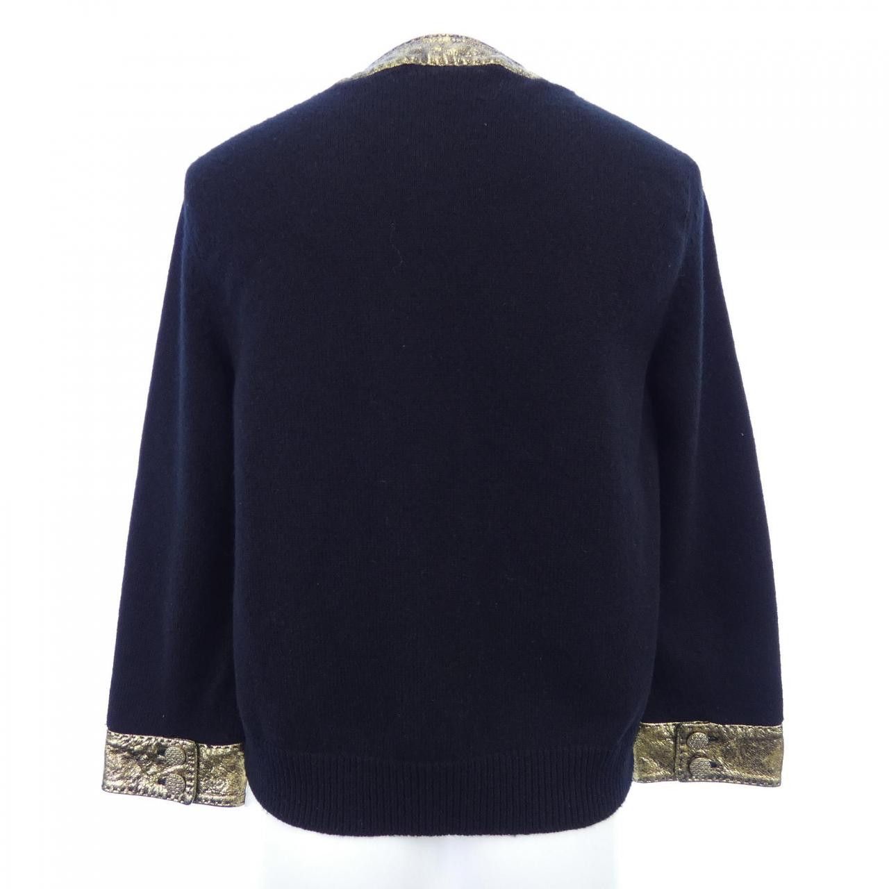Chanel Chanel Chanel P60153K07849 100% Cashmere Cardigan Others Tops P60153K07849 DUTY FREE for USA Size ONE SIZE - 2 Thumbnail