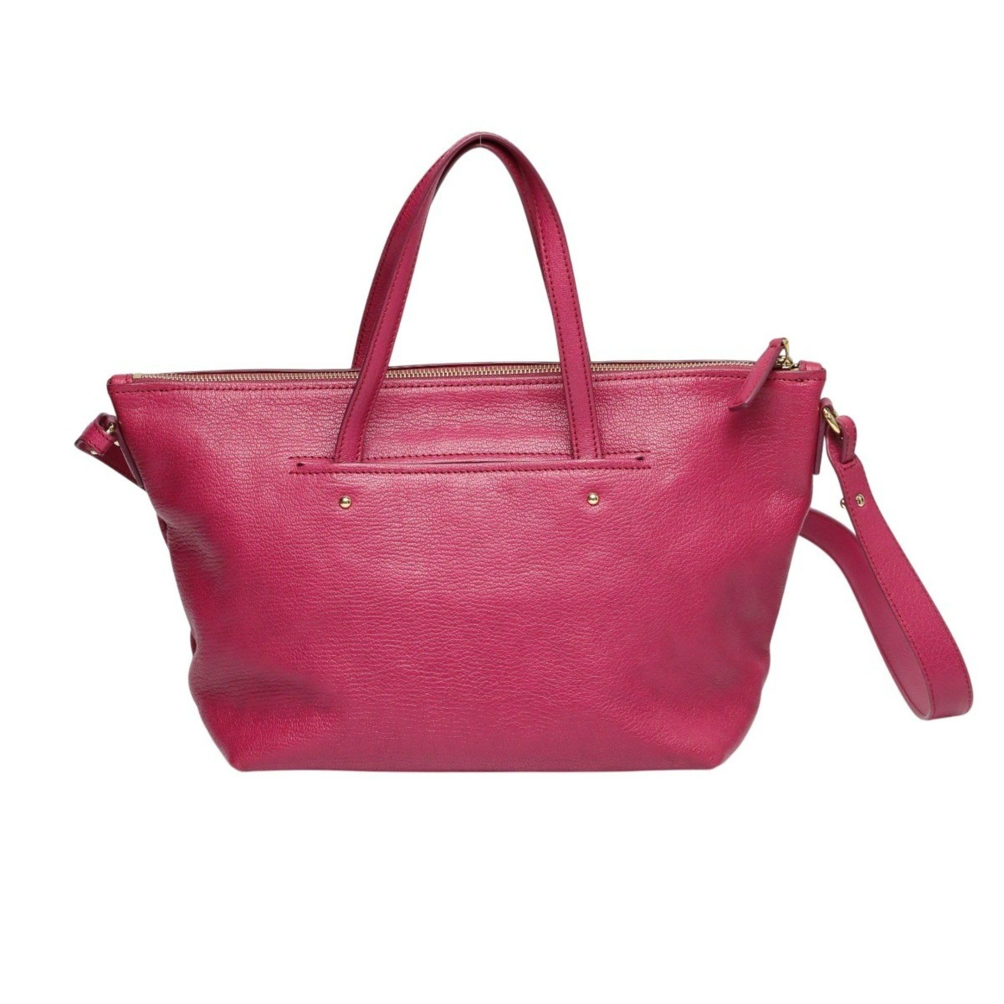 Salvatore Ferragamo Salvatore Ferragamo Gancini leather handbag/shoulder bag in pink Size ONE SIZE - 3 Thumbnail