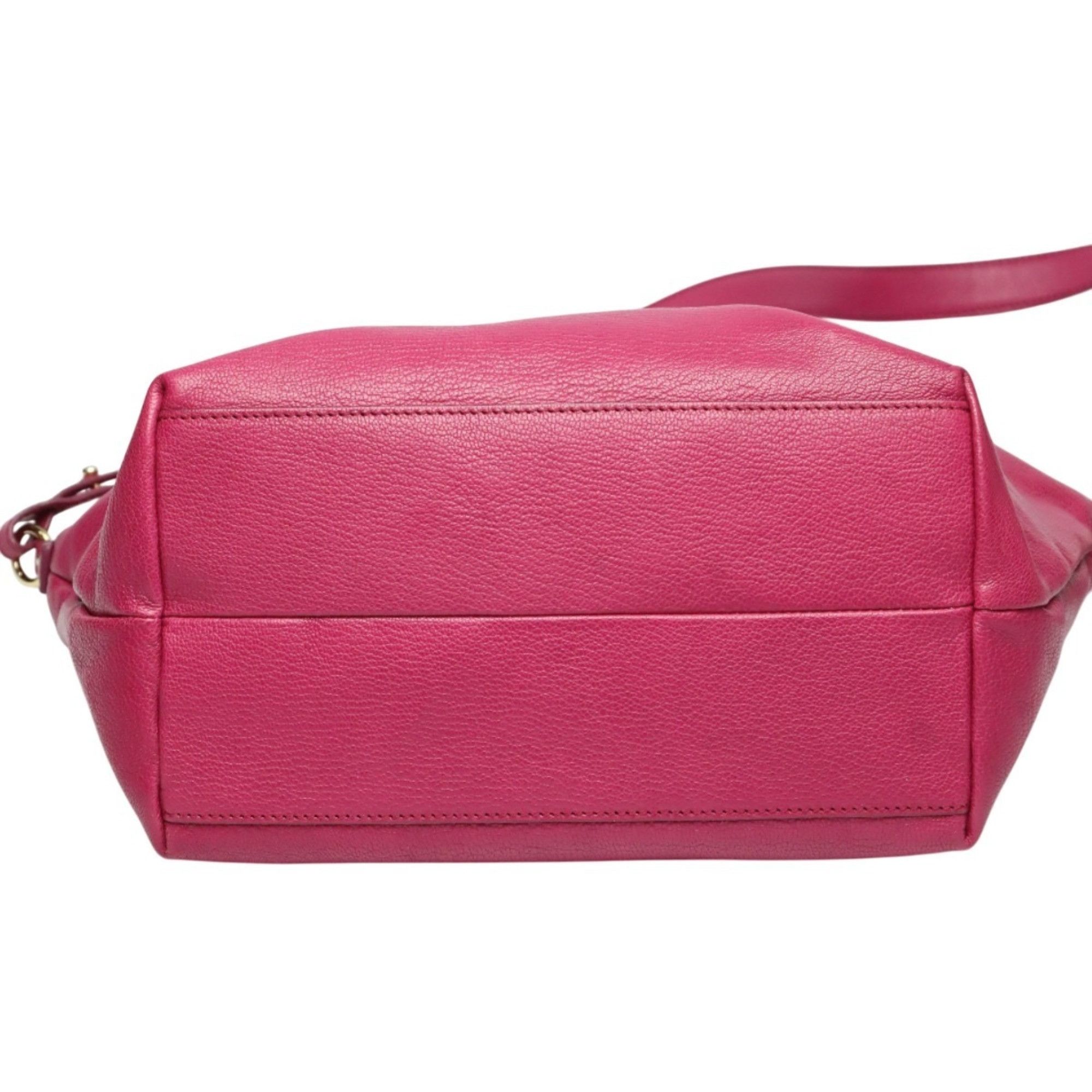 Salvatore Ferragamo Salvatore Ferragamo Gancini leather handbag/shoulder bag in pink Size ONE SIZE - 5 Thumbnail