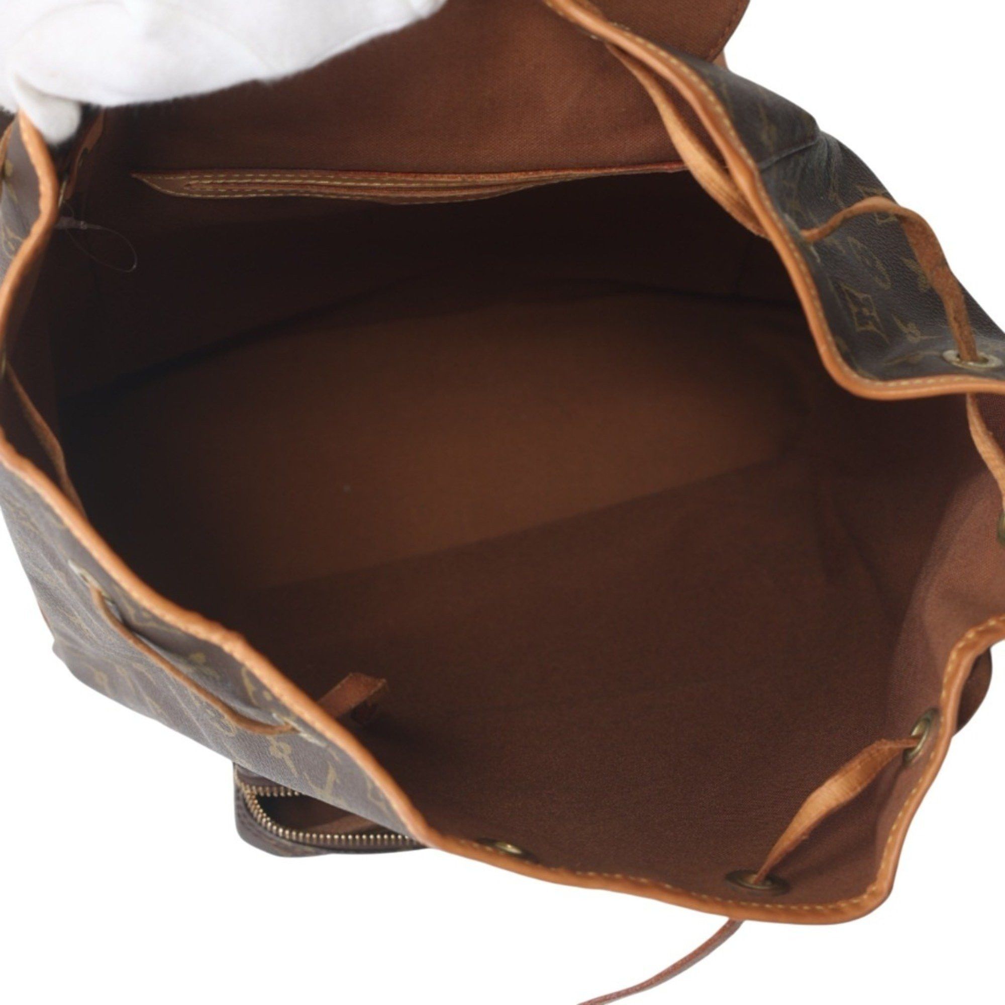 Louis Vuitton Louis Vuitton Monogram Montsouris Backpack M51135 Brown Size ONE SIZE - 17 Thumbnail