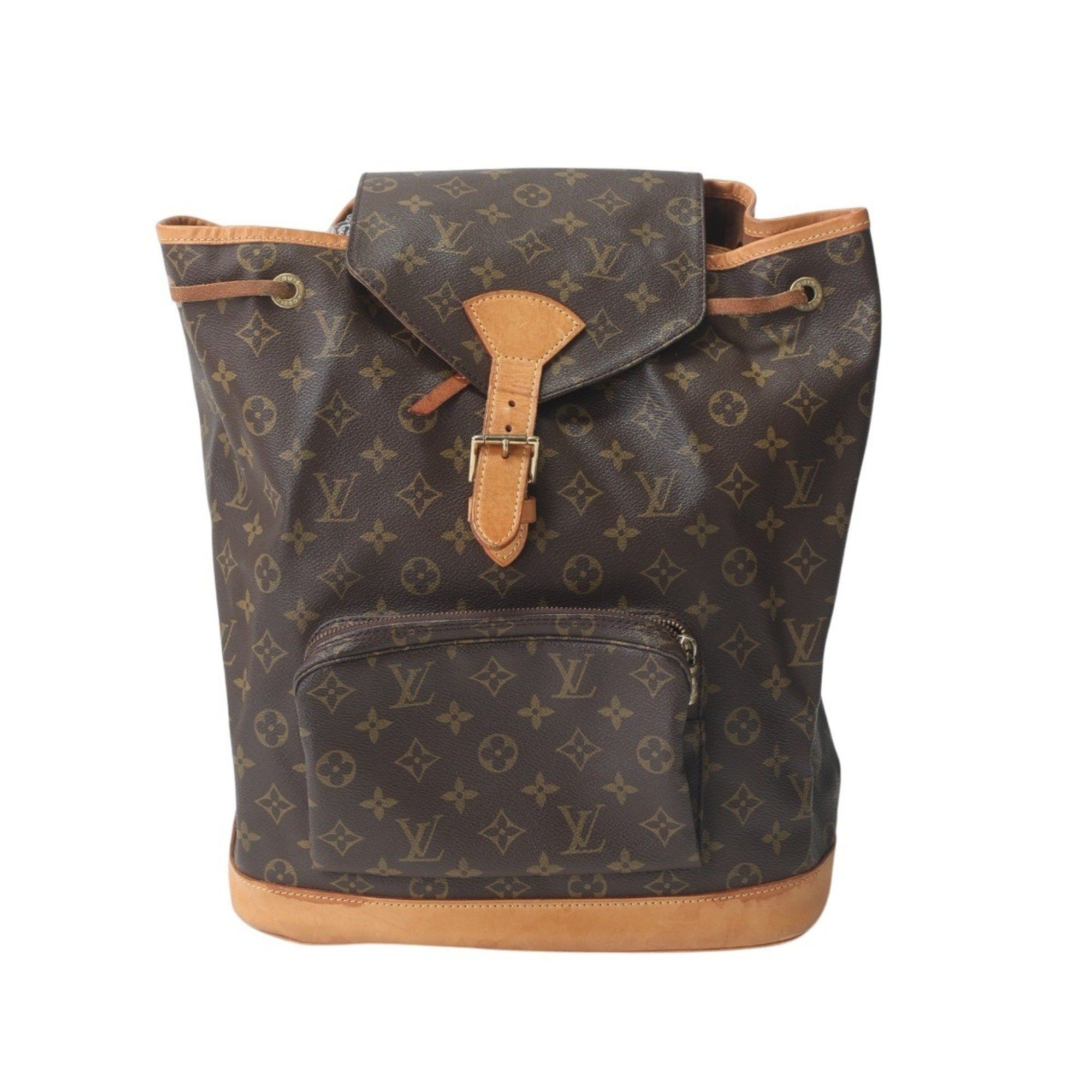 Louis Vuitton Louis Vuitton Monogram Montsouris Backpack M51135 Brown Size ONE SIZE - 2 Thumbnail