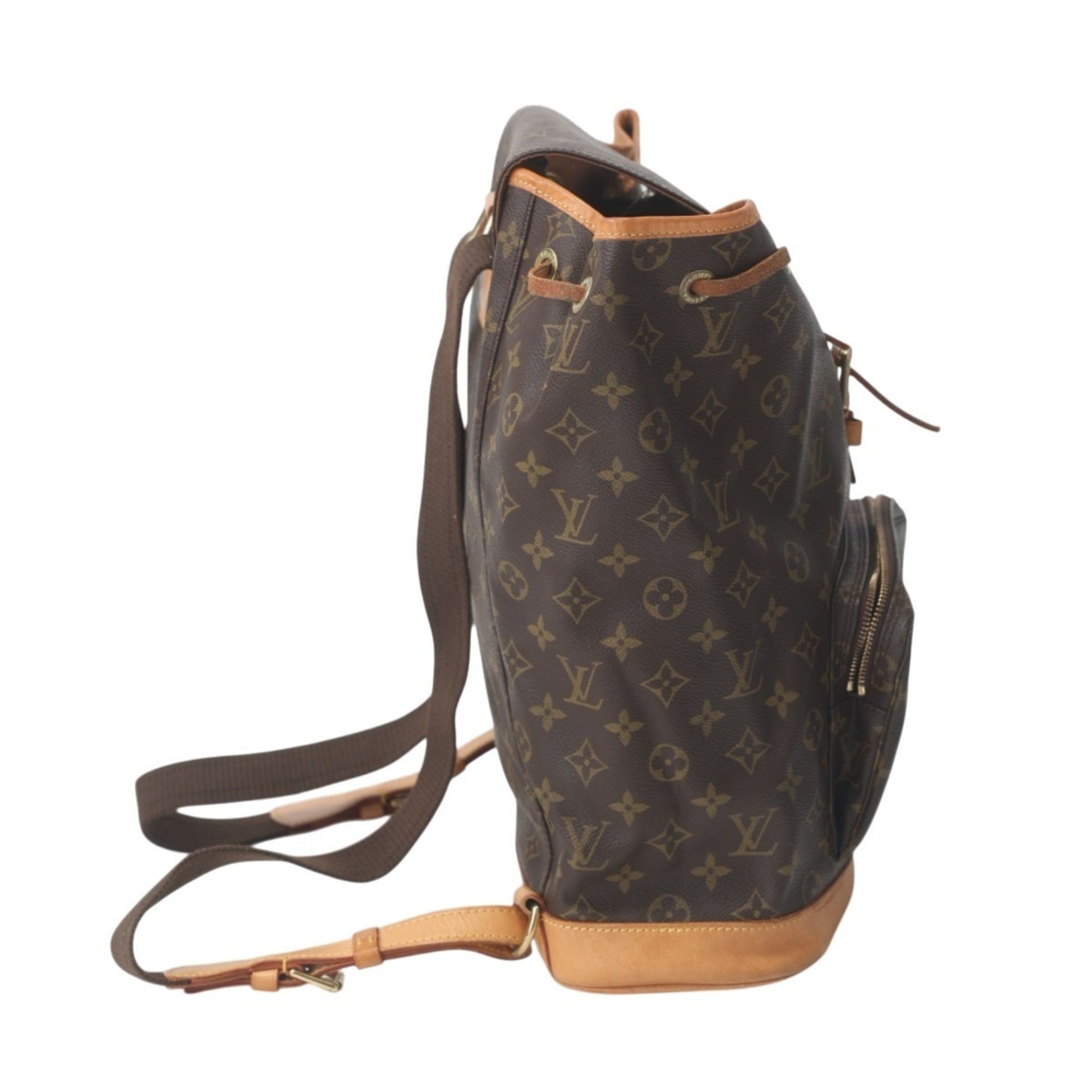 Louis Vuitton Louis Vuitton Monogram Montsouris Backpack M51135 Brown Size ONE SIZE - 4 Thumbnail