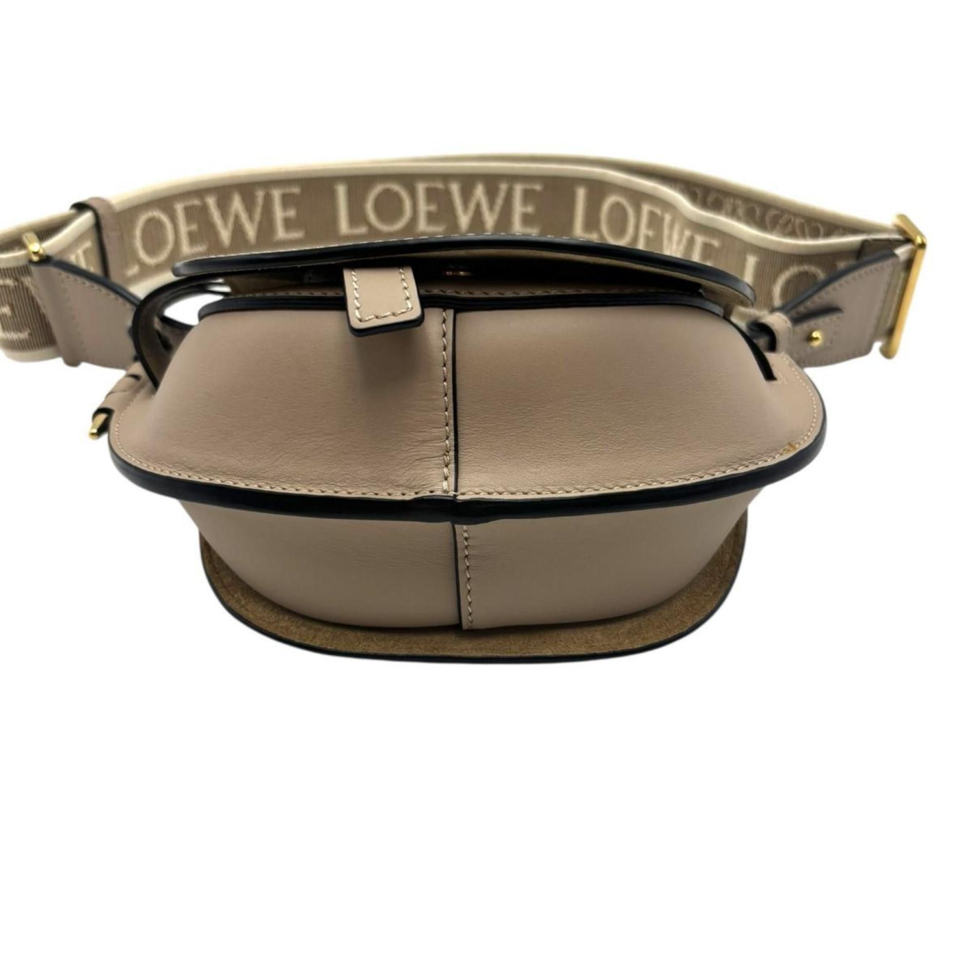 Loewe LOEWE Gade Dual Leather Shoulder Bag/Mini Bag in Beige Size ONE SIZE - 6 Thumbnail