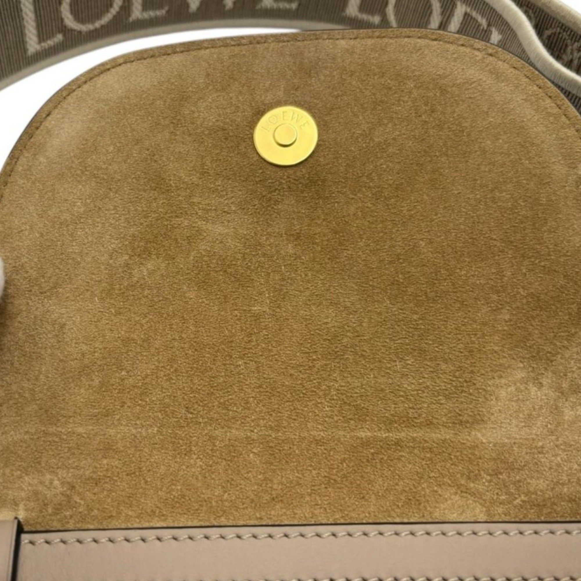 Loewe LOEWE Gade Dual Leather Shoulder Bag/Mini Bag in Beige Size ONE SIZE - 12 Thumbnail