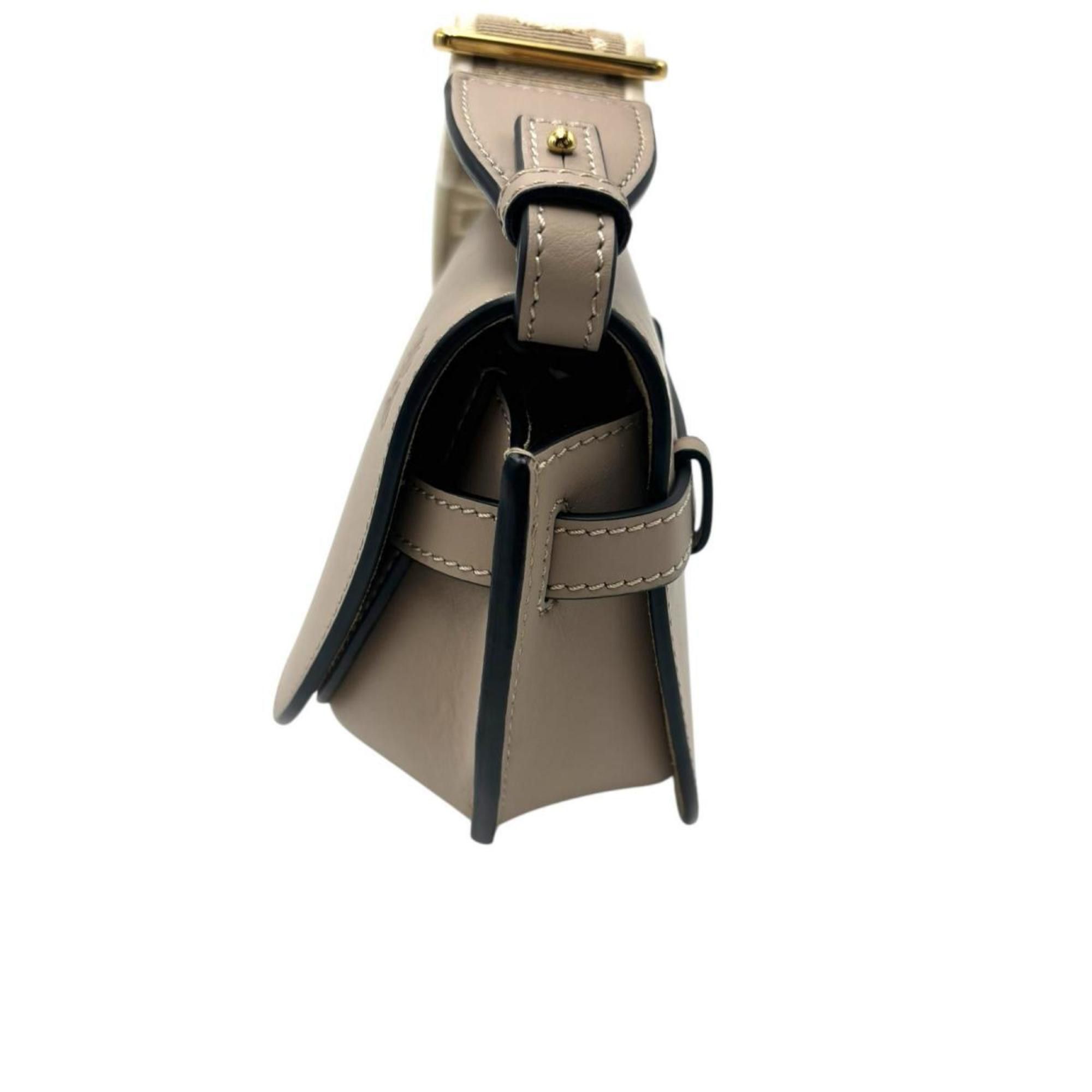 Loewe LOEWE Gade Dual Leather Shoulder Bag/Mini Bag in Beige Size ONE SIZE - 4 Thumbnail