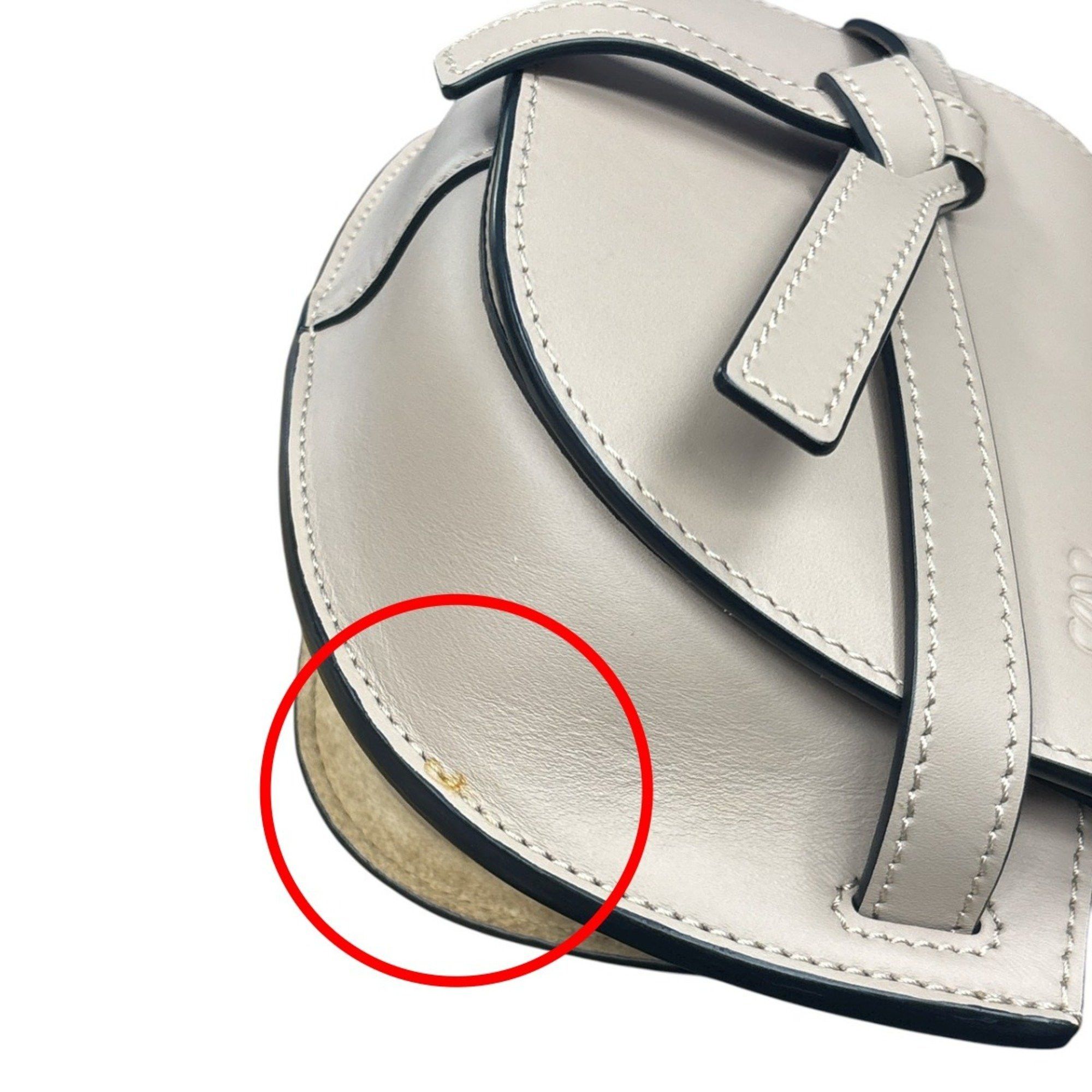 Loewe LOEWE Gade Dual Leather Shoulder Bag/Mini Bag in Beige Size ONE SIZE - 8 Thumbnail