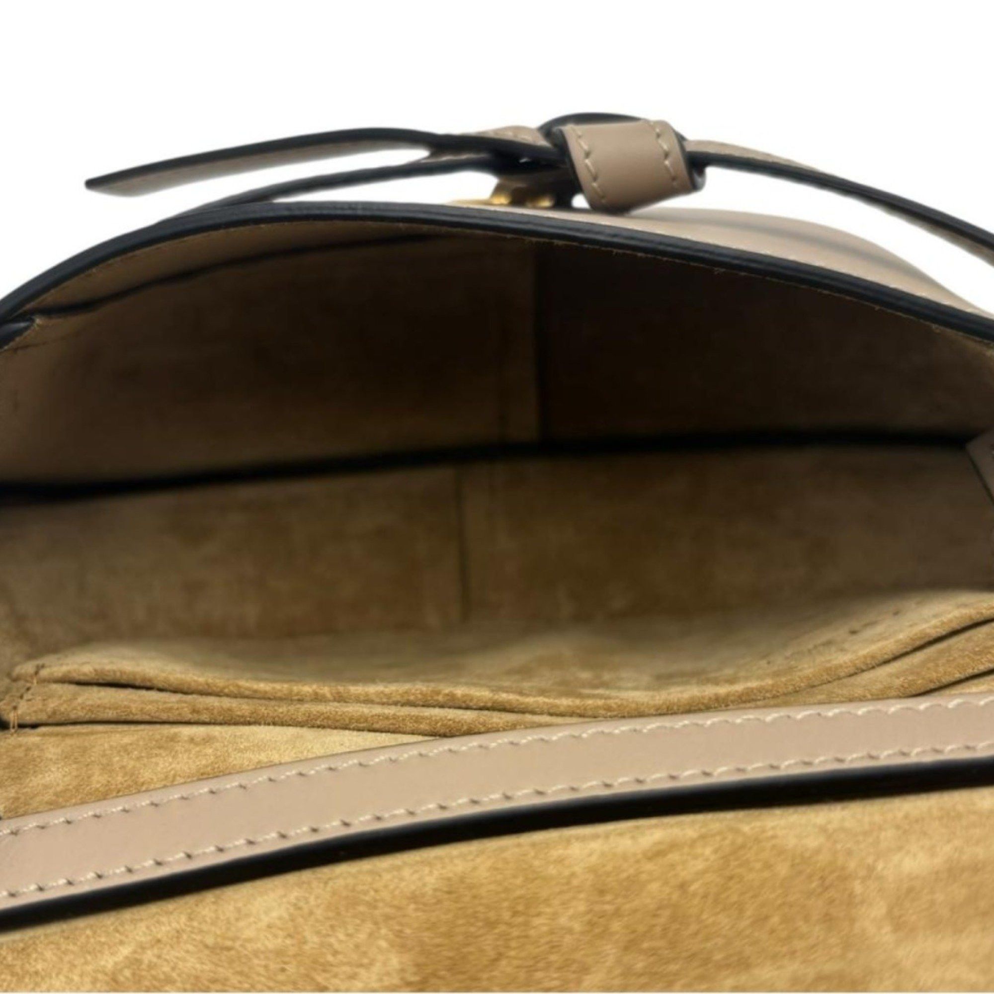 Loewe LOEWE Gade Dual Leather Shoulder Bag/Mini Bag in Beige Size ONE SIZE - 14 Thumbnail