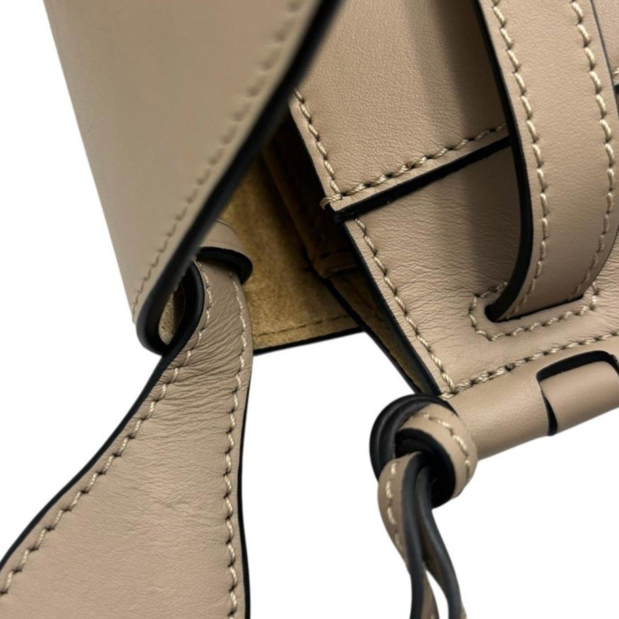 Loewe LOEWE Gade Dual Leather Shoulder Bag/Mini Bag in Beige Size ONE SIZE - 15 Thumbnail