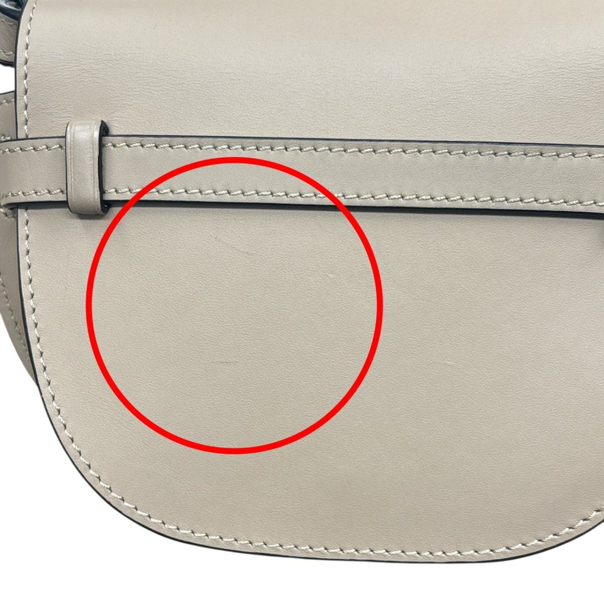 Loewe LOEWE Gade Dual Leather Shoulder Bag/Mini Bag in Beige Size ONE SIZE - 7 Thumbnail