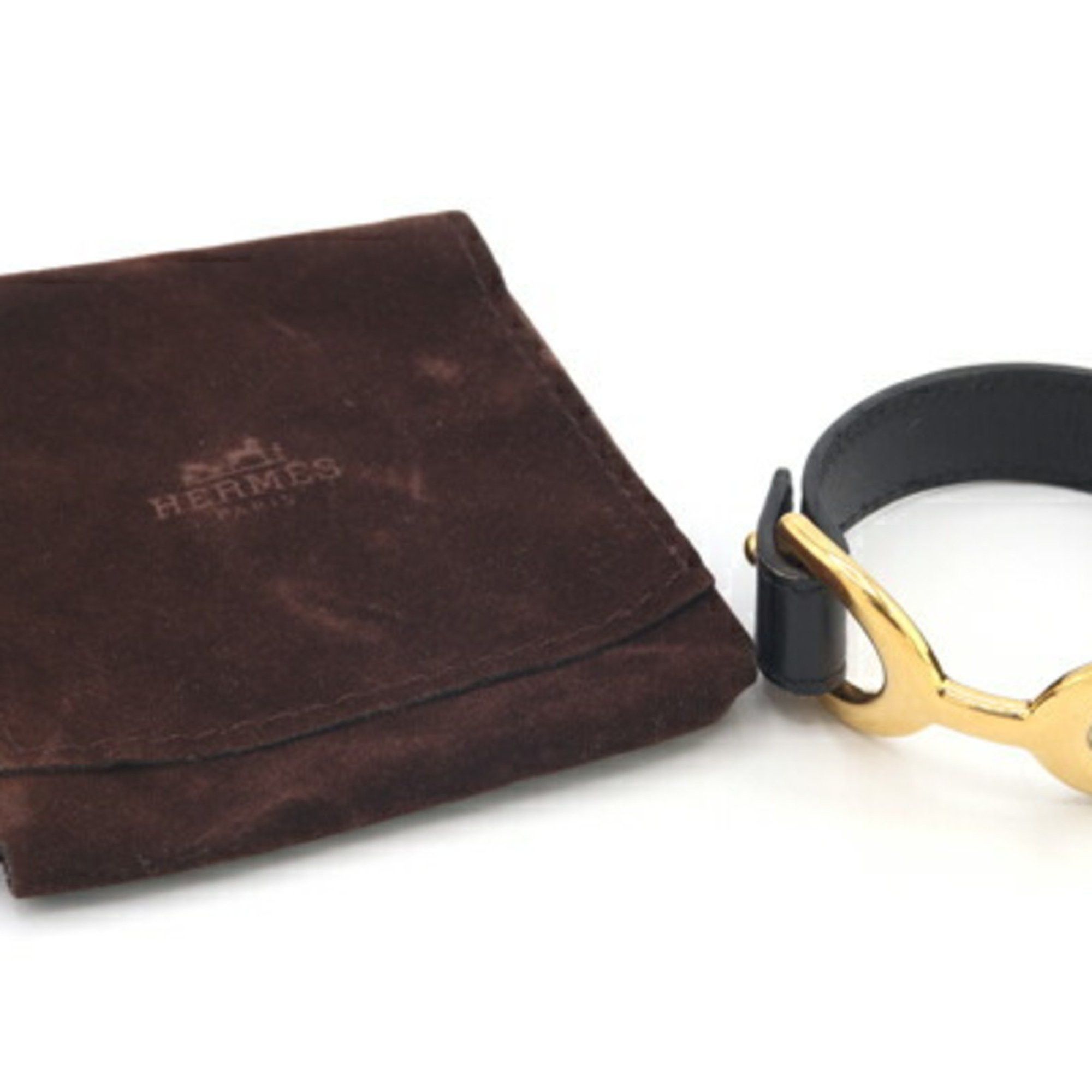 Hermes Hermes Pavan Black Bracelet, K Stamp, 2007, Women's Bangle, HERMES Size ONE SIZE - 7 Thumbnail