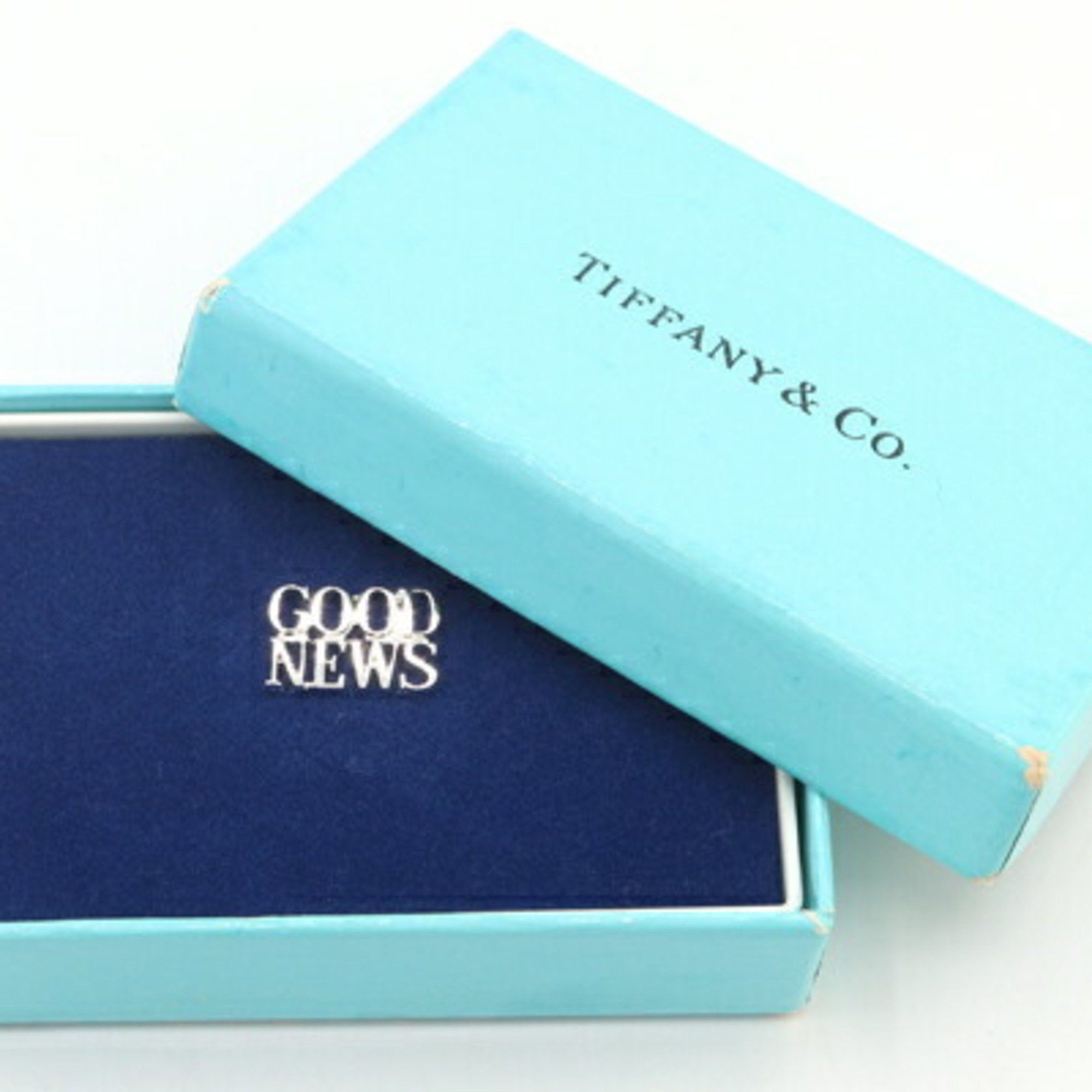 Tiffany & Co. Tiffany GOOD NEWS SV Sterling Silver 925 Old Pin Badge TIFFANY & CO Size ONE SIZE - 7 Thumbnail