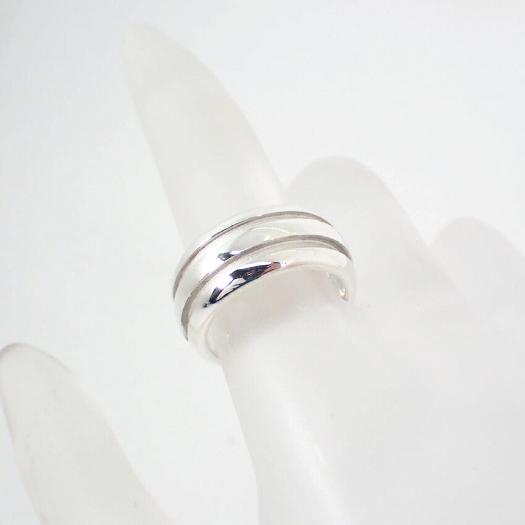 Tiffany & Co. TIFFANY 925 Double Line Ring, Size 9, j88-6 Size ONE SIZE - 7 Thumbnail