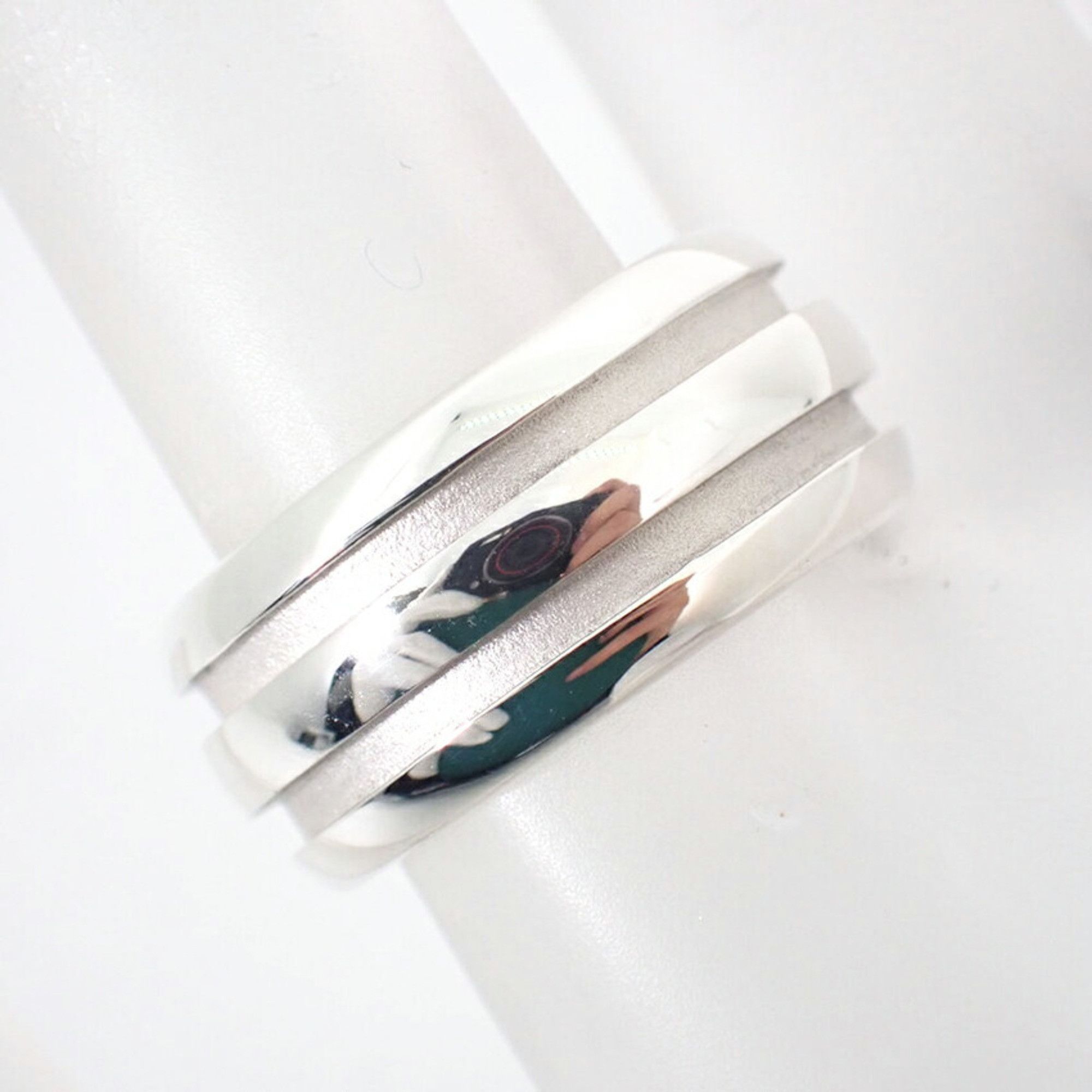 Tiffany & Co. TIFFANY 925 Double Line Ring, Size 9, j88-6 Size ONE SIZE - 5 Thumbnail