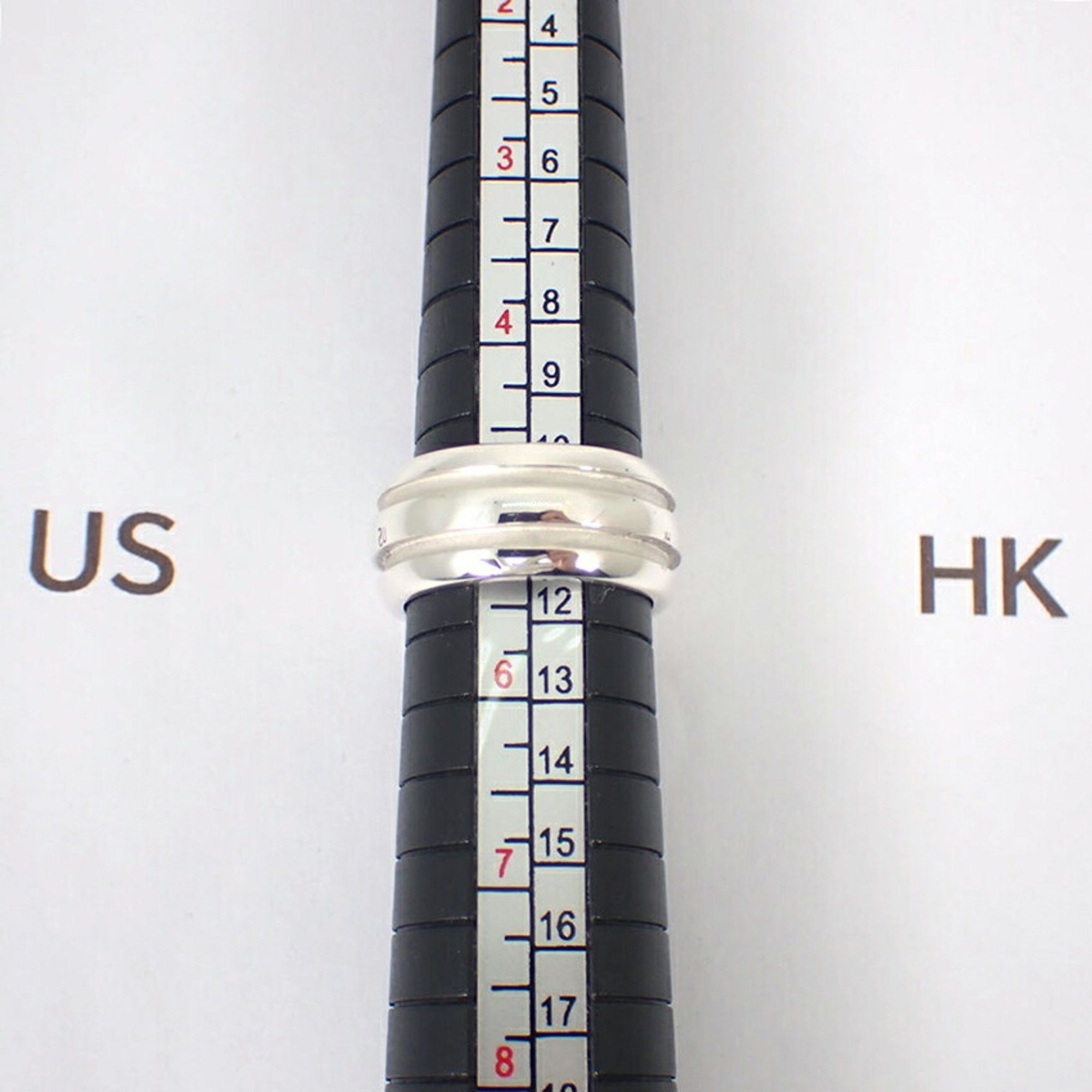 Tiffany & Co. TIFFANY 925 Double Line Ring, Size 9, j88-6 Size ONE SIZE - 9 Thumbnail