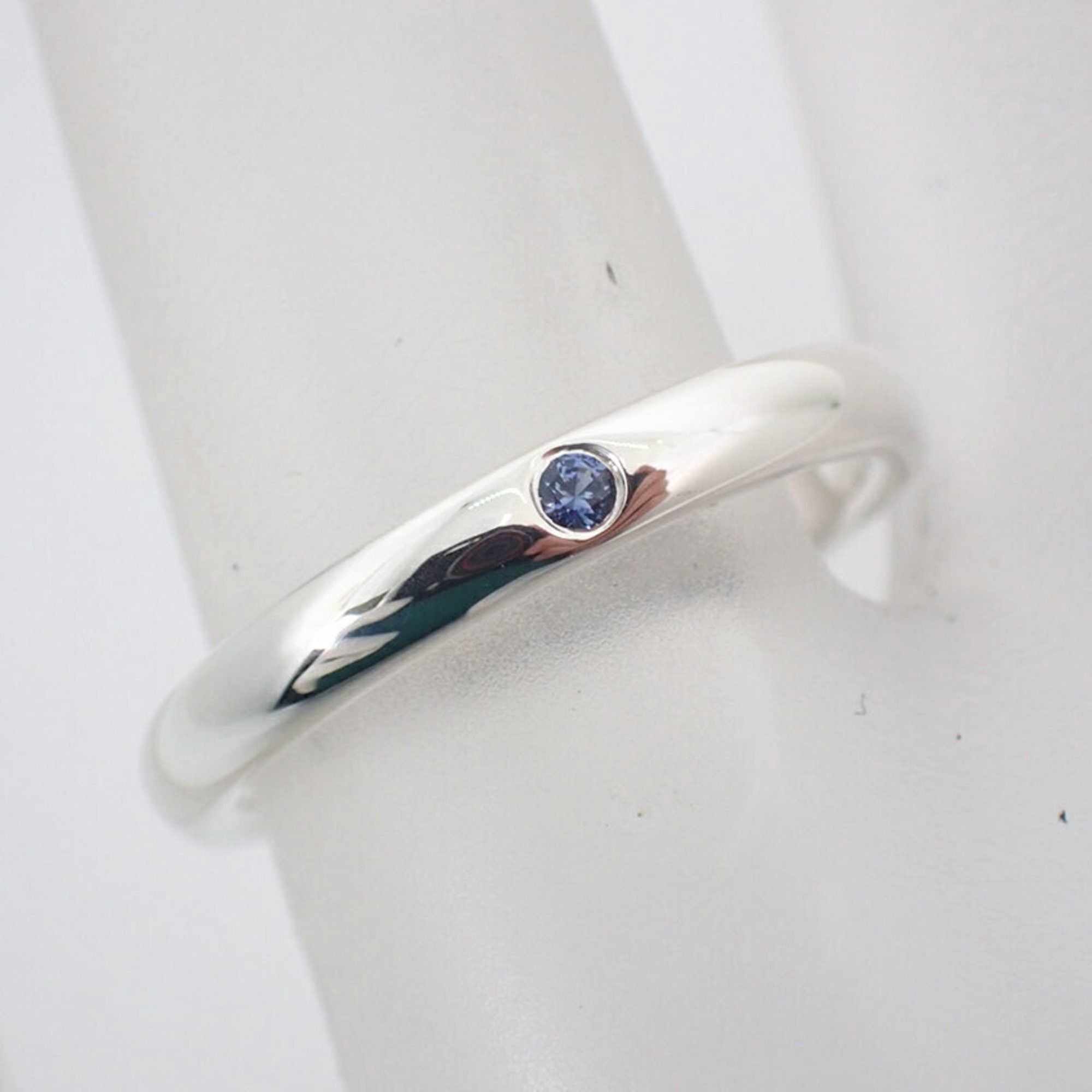 Tiffany & Co. TIFFANY 925 Blue Sapphire Stacking Band Ring, Size 10, j91-10 Size ONE SIZE - 5 Thumbnail