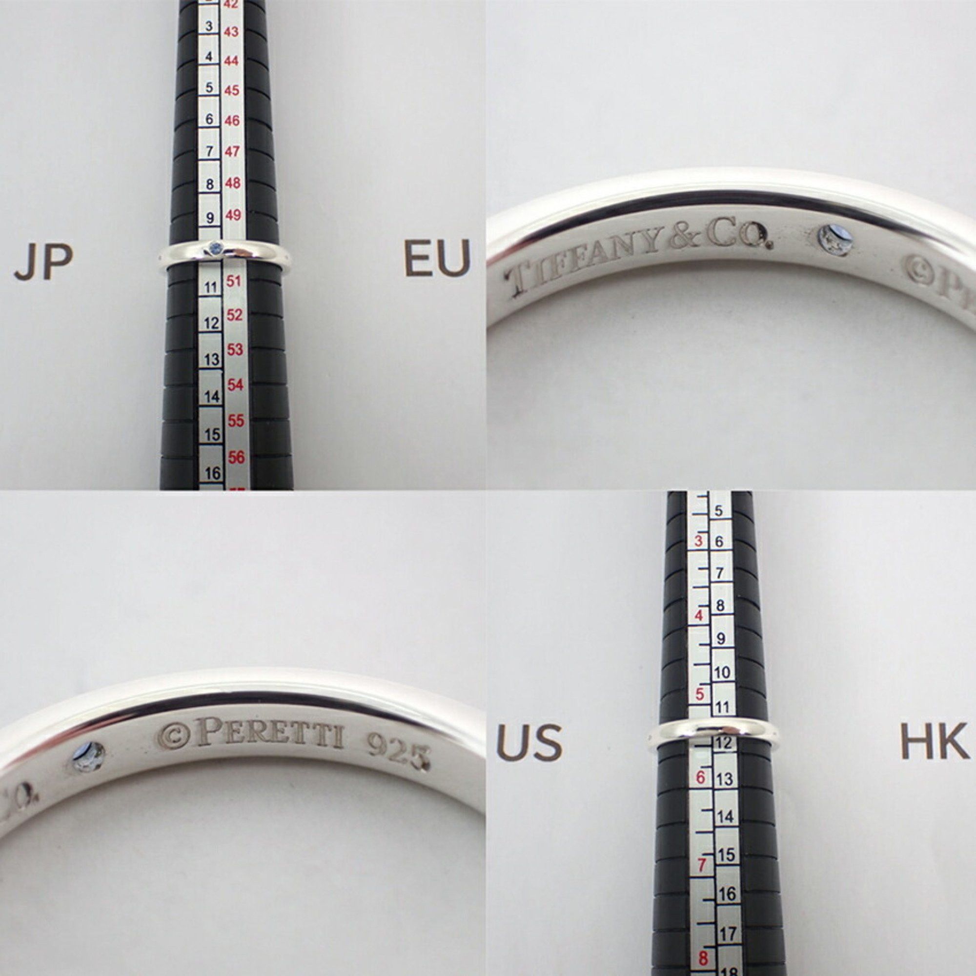 Tiffany & Co. TIFFANY 925 Blue Sapphire Stacking Band Ring, Size 10, j91-10 Size ONE SIZE - 9 Thumbnail